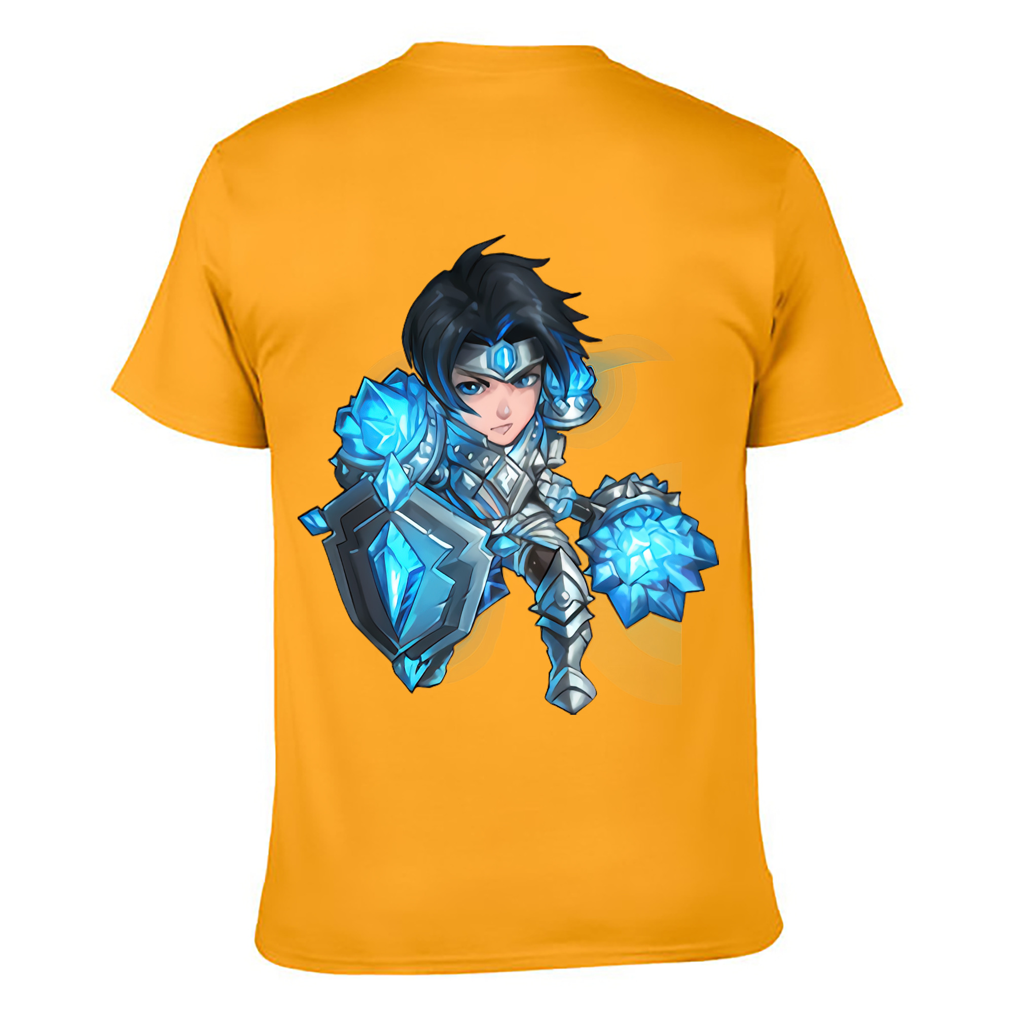 （画像用） リーグ・オブ・レジェンド League of Legends LOL 綿100％ メンズ半袖Tシャツ（バックプリント） 通気性