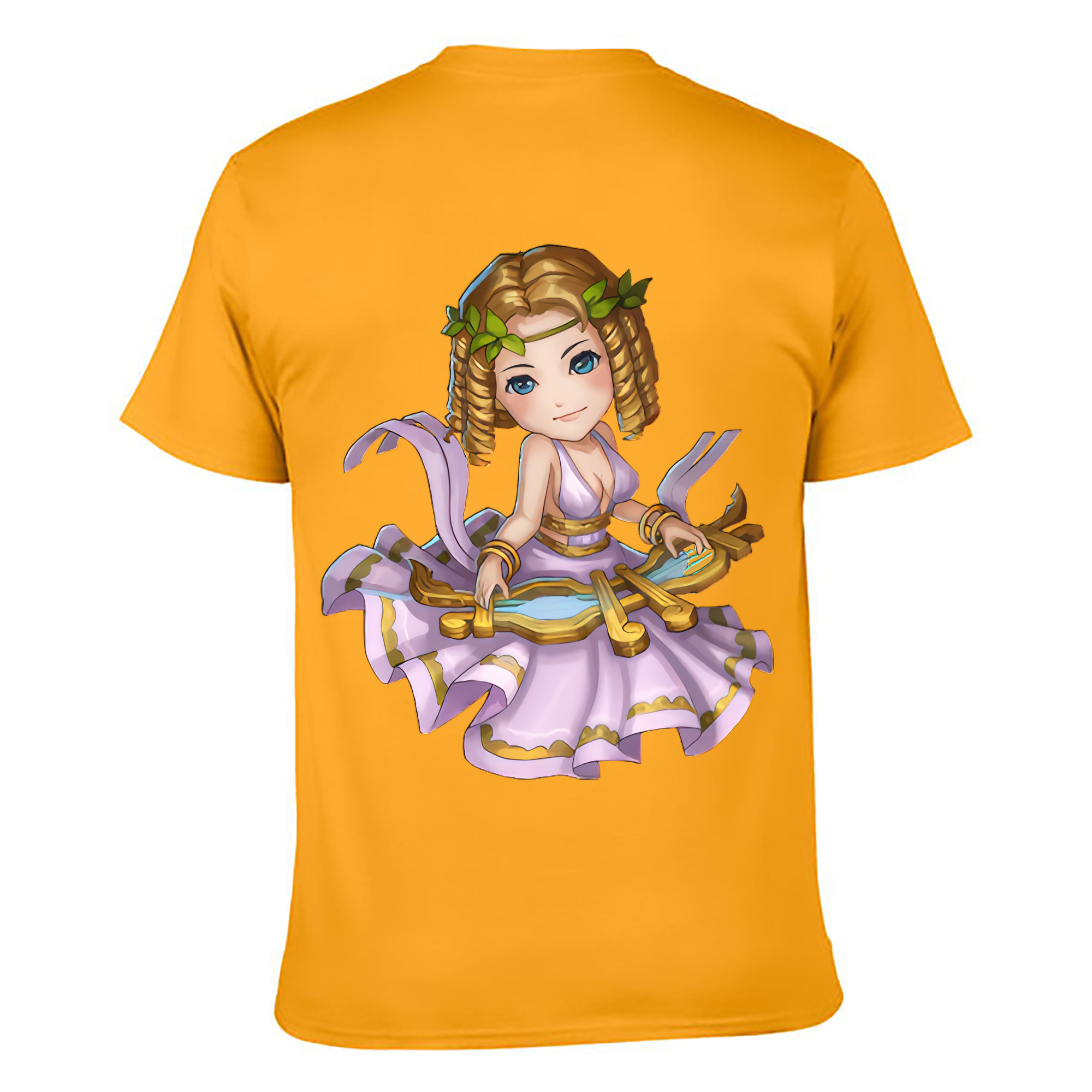 （画像用） リーグ・オブ・レジェンド League of Legends LOL 綿100％ メンズ半袖Tシャツ（バックプリント） 通気性