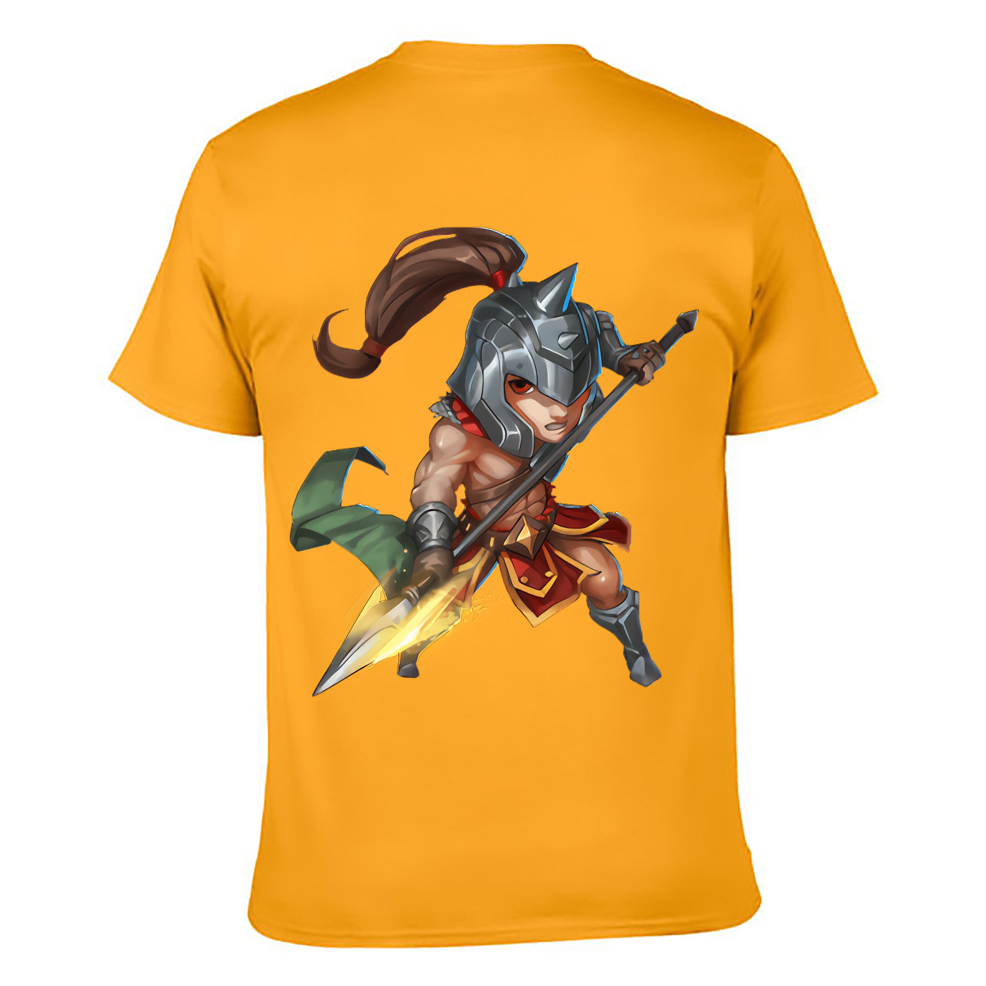 （画像用） リーグ・オブ・レジェンド League of Legends LOL 綿100％ メンズ半袖Tシャツ（バックプリント） 通気性