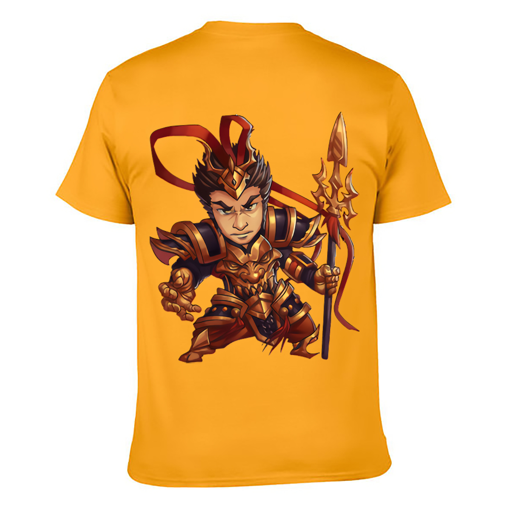 （画像用） リーグ・オブ・レジェンド League of Legends LOL 綿100％ メンズ半袖Tシャツ（バックプリント） 通気性