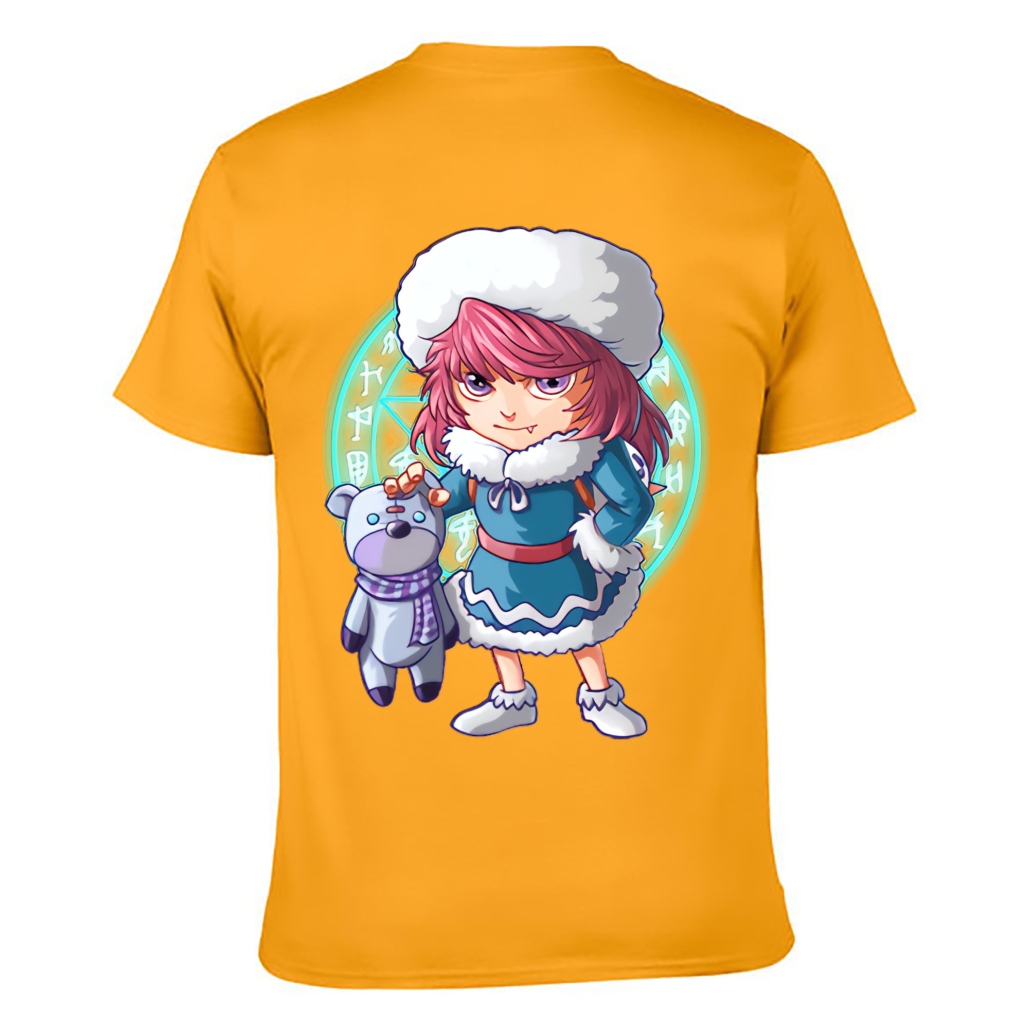 （画像用） リーグ・オブ・レジェンド League of Legends LOL 綿100％ メンズ半袖Tシャツ（バックプリント） 通気性