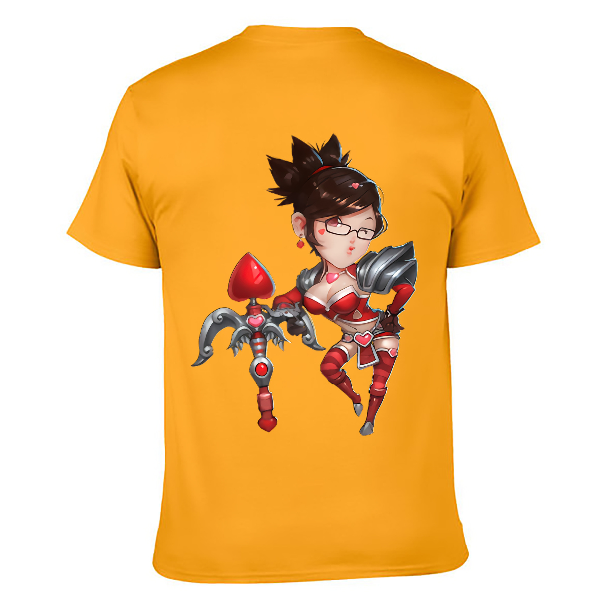 （画像用） リーグ・オブ・レジェンド League of Legends LOL 綿100％ メンズ半袖Tシャツ（バックプリント） 通気性