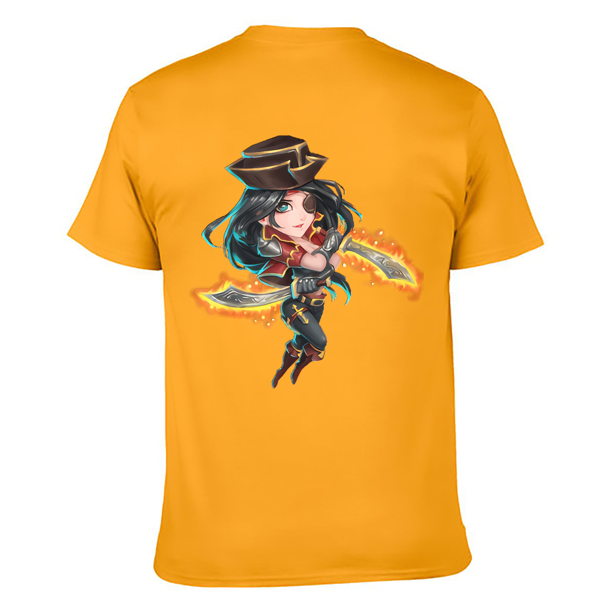 （画像用） リーグ・オブ・レジェンド League of Legends LOL 綿100％ メンズ半袖Tシャツ（バックプリント） 通気性