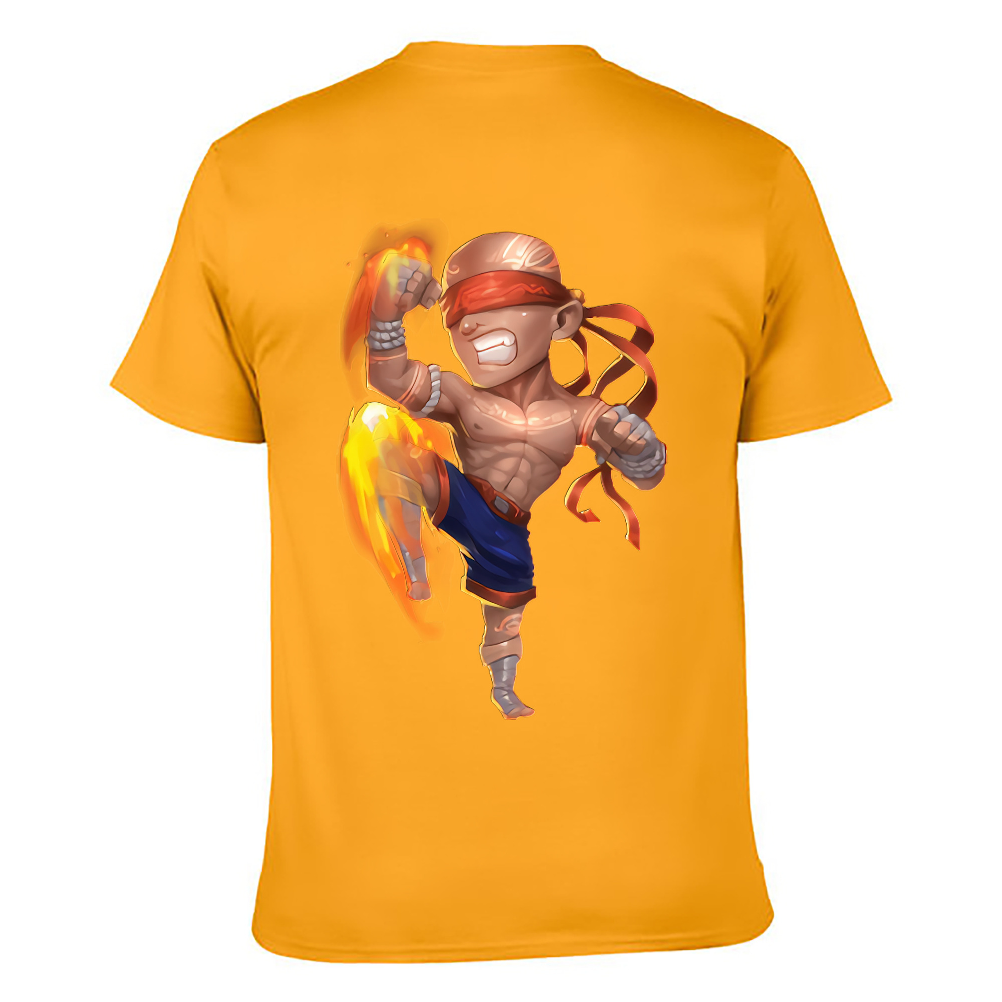 （画像用） リーグ・オブ・レジェンド League of Legends LOL 綿100％ メンズ半袖Tシャツ（バックプリント） 通気性