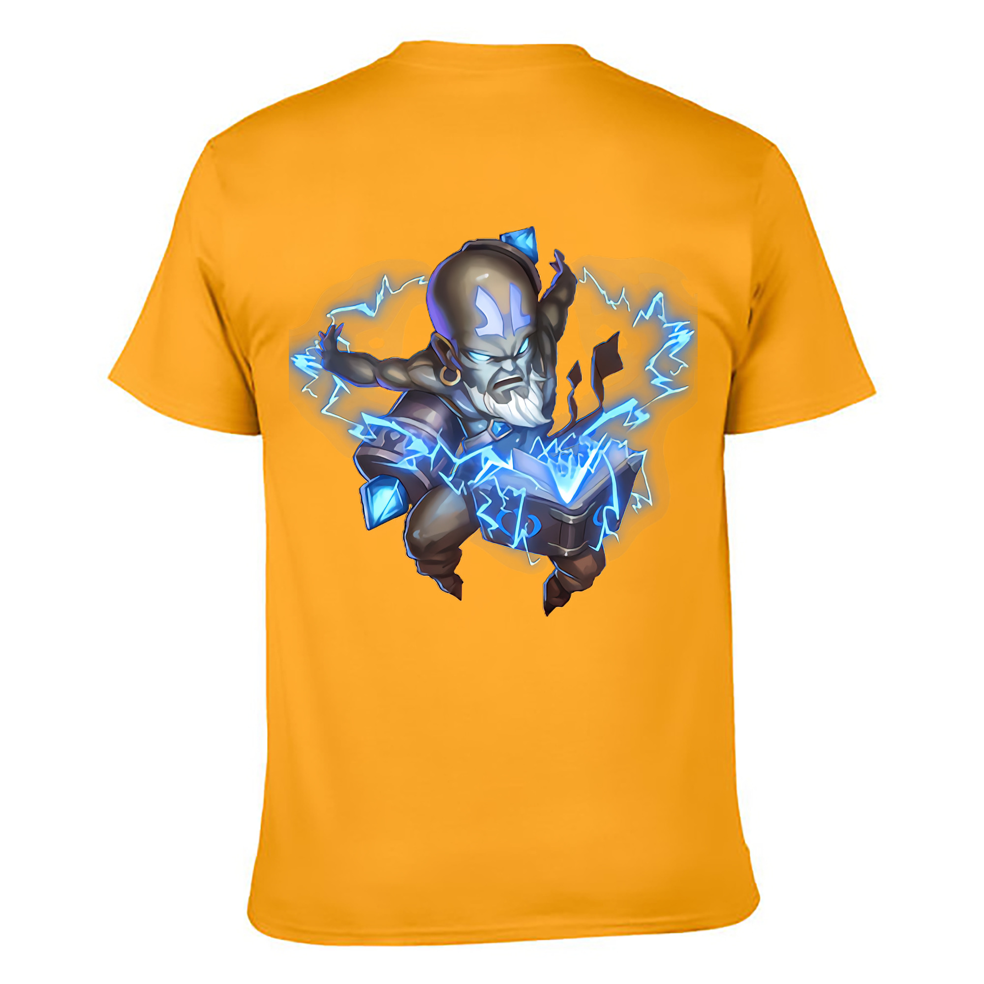 （画像用） リーグ・オブ・レジェンド League of Legends LOL 綿100％ メンズ半袖Tシャツ（バックプリント） 通気性