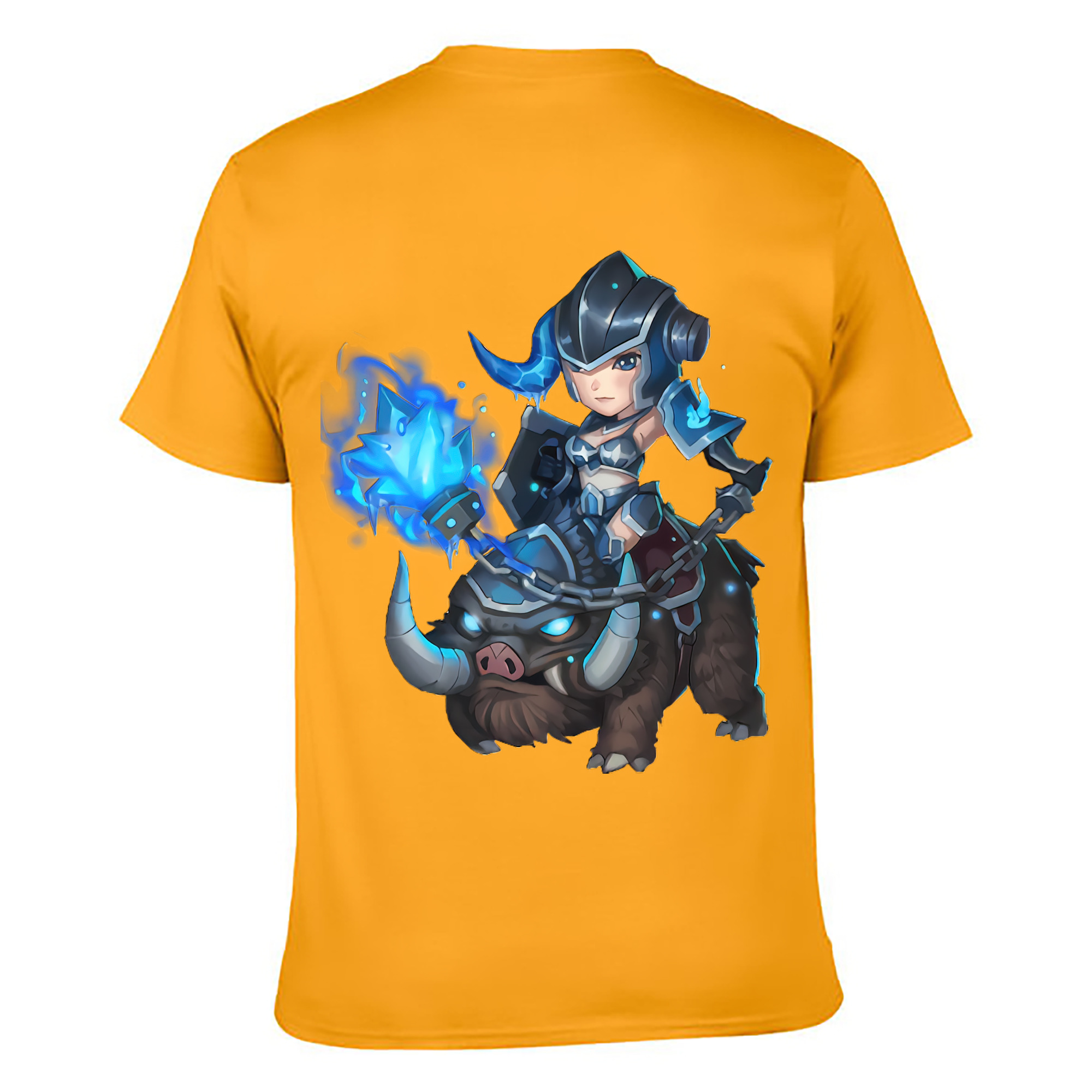（画像用） リーグ・オブ・レジェンド League of Legends LOL 綿100％ メンズ半袖Tシャツ（バックプリント） 通気性