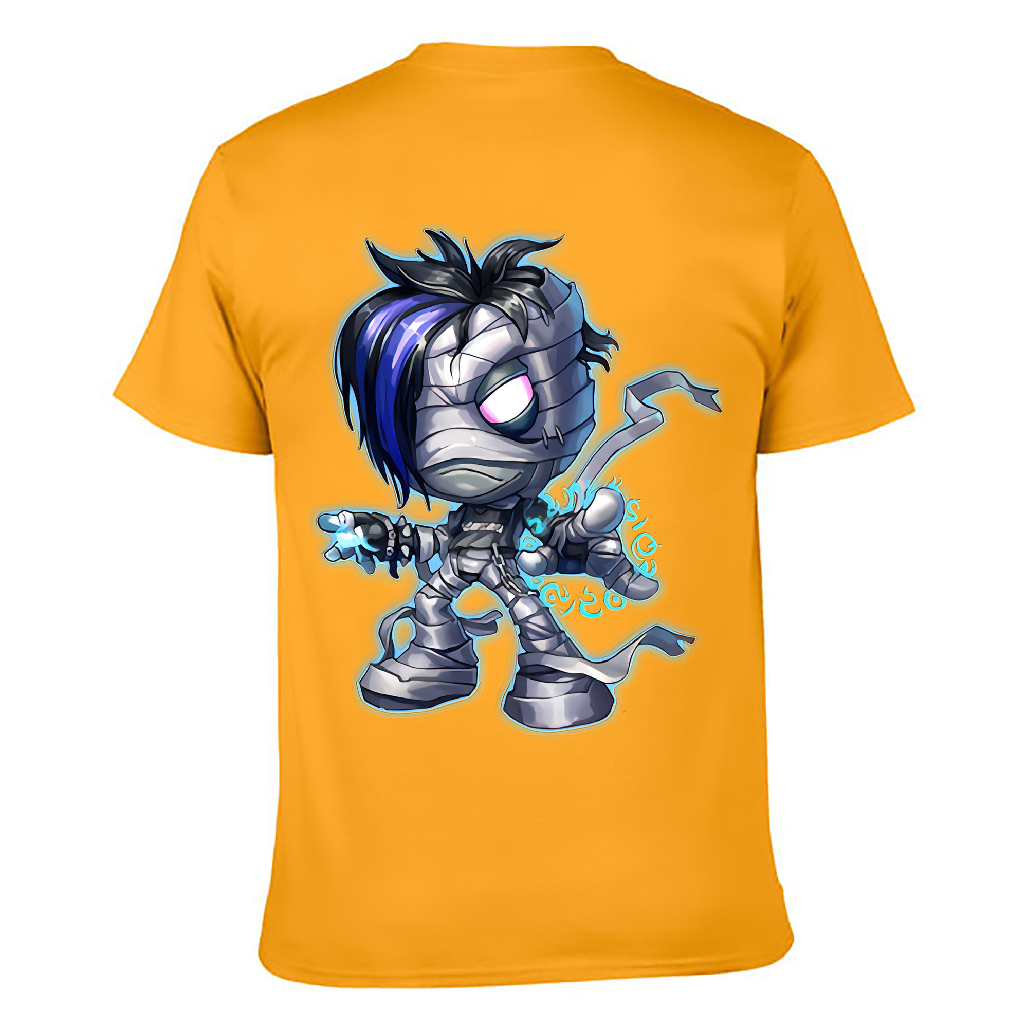 （画像用） リーグ・オブ・レジェンド League of Legends LOL 綿100％ メンズ半袖Tシャツ（バックプリント） 通気性