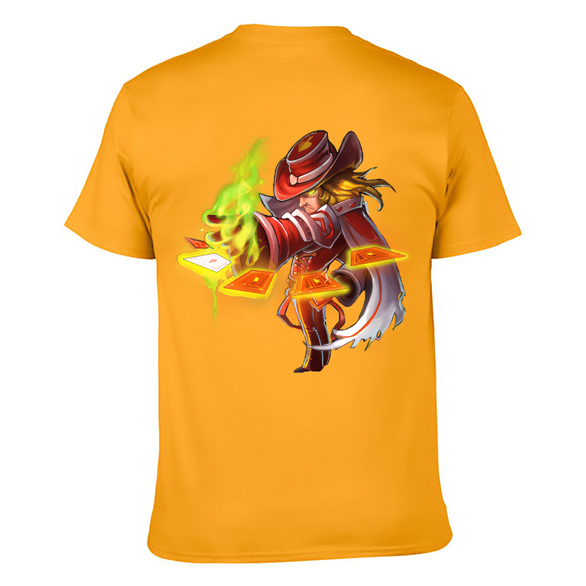 （画像用） リーグ・オブ・レジェンド League of Legends LOL 綿100％ メンズ半袖Tシャツ（バックプリント） 通気性