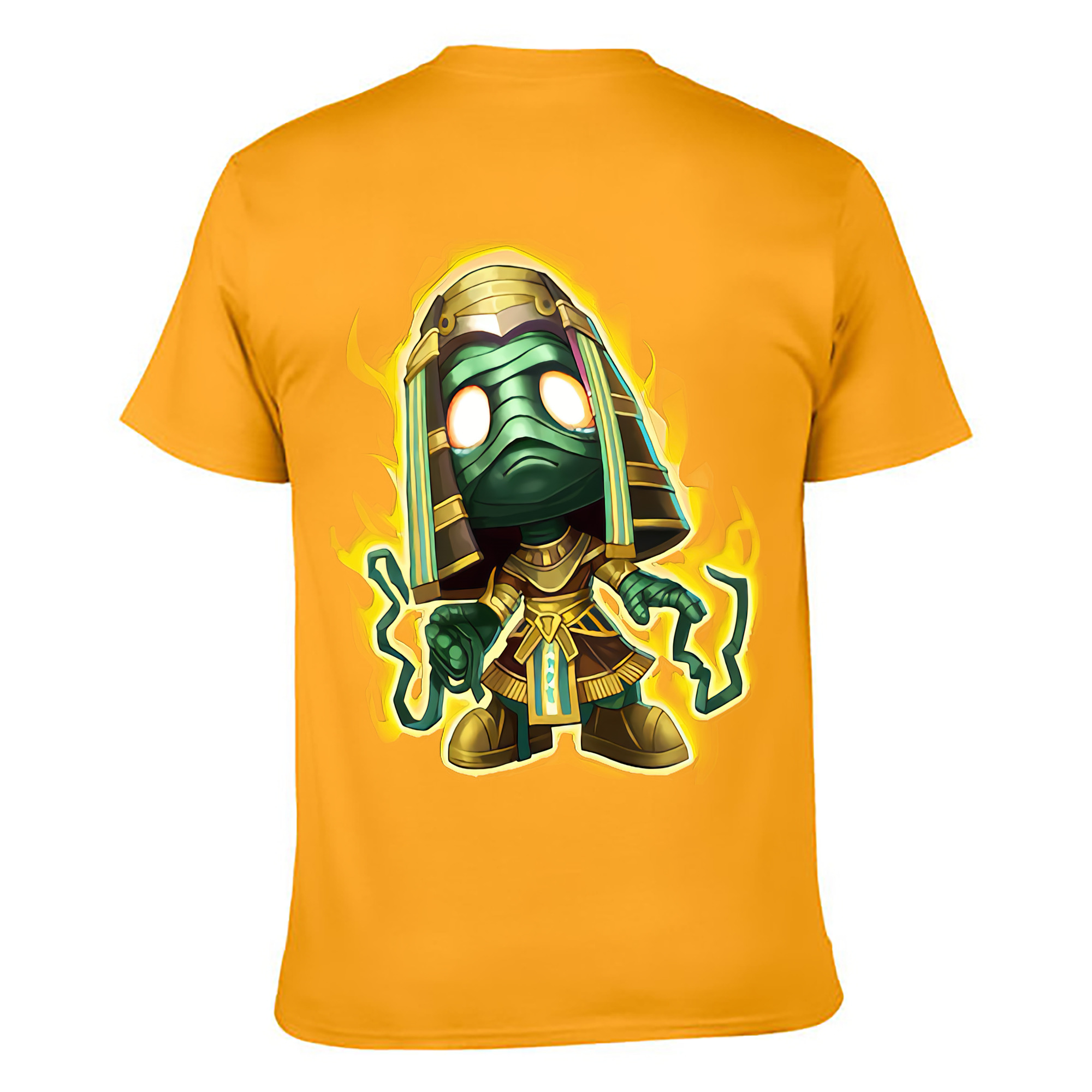 （画像用） リーグ・オブ・レジェンド League of Legends LOL 綿100％ メンズ半袖Tシャツ（バックプリント） 通気性