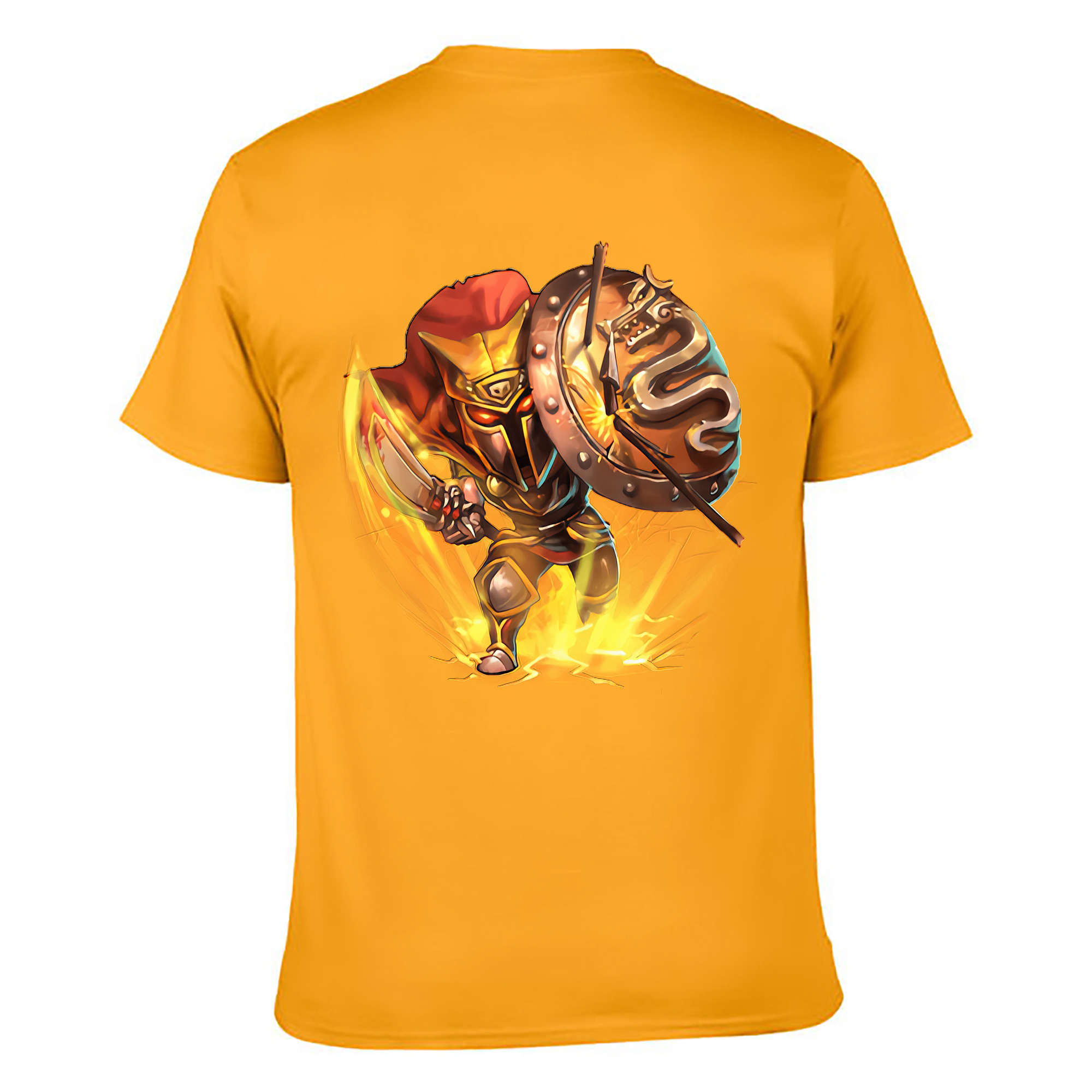 （画像用） リーグ・オブ・レジェンド League of Legends LOL 綿100％ メンズ半袖Tシャツ（バックプリント） 通気性