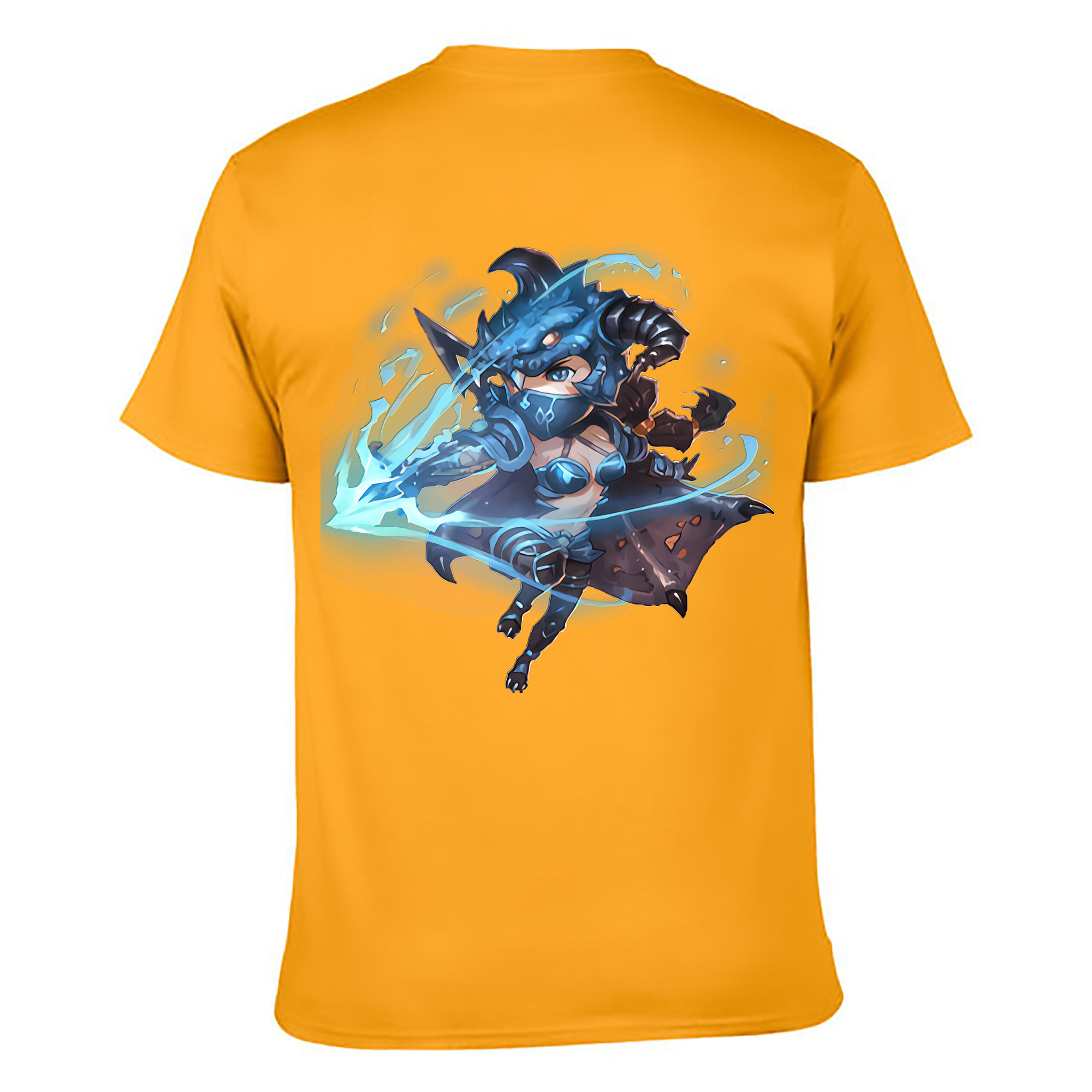 （画像用） リーグ・オブ・レジェンド League of Legends LOL 綿100％ メンズ半袖Tシャツ（バックプリント） 通気性