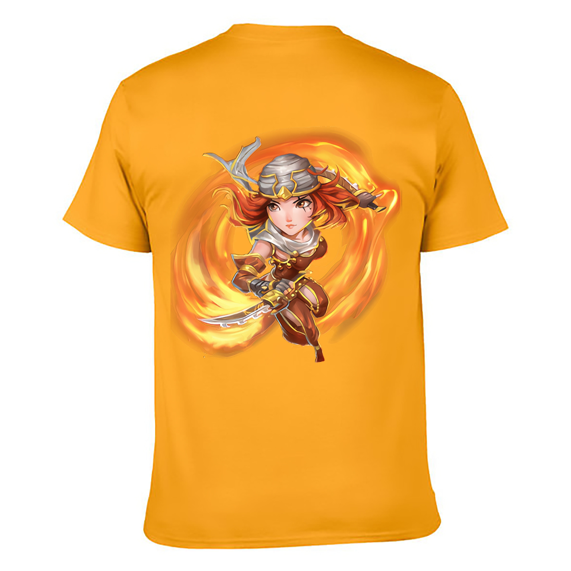 （画像用） リーグ・オブ・レジェンド League of Legends LOL 綿100％ メンズ半袖Tシャツ（バックプリント） 通気性