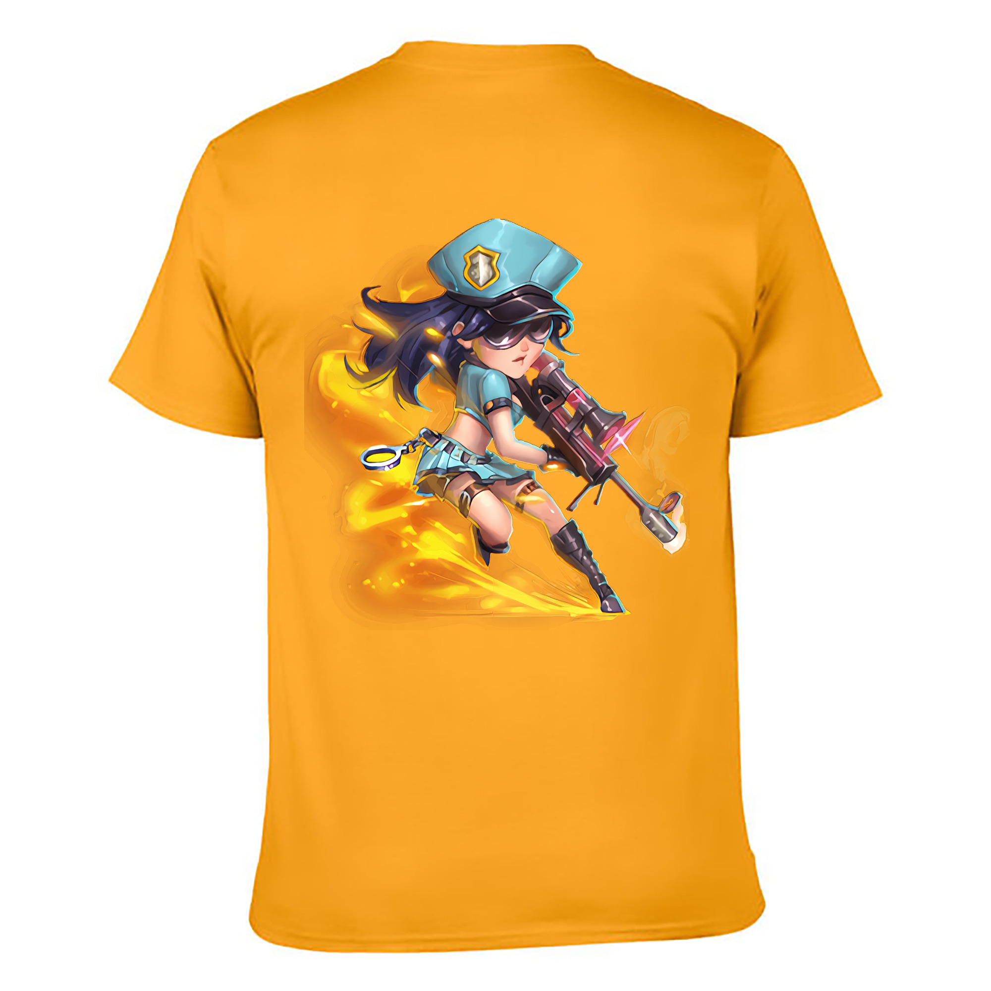 （画像用） リーグ・オブ・レジェンド League of Legends LOL 綿100％ メンズ半袖Tシャツ（バックプリント） 通気性