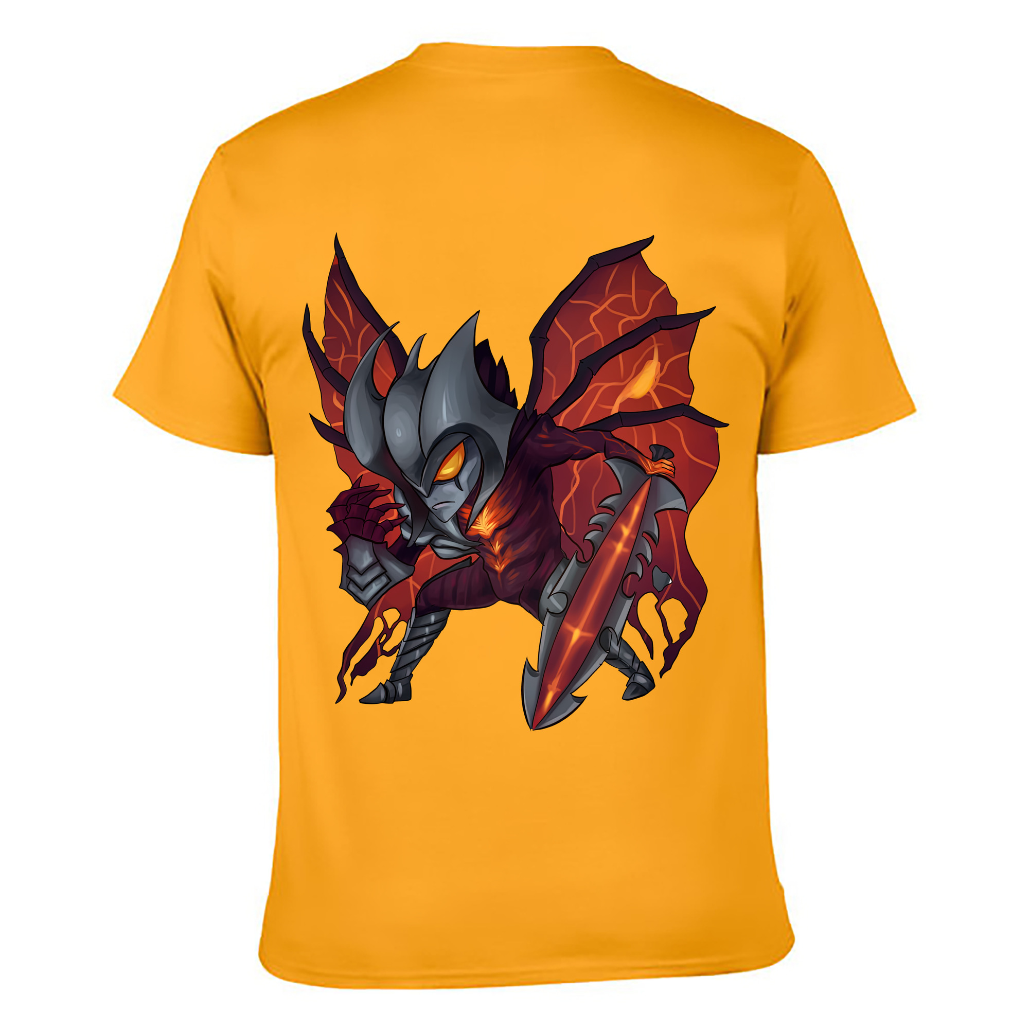 （画像用） リーグ・オブ・レジェンド League of Legends LOL 綿100％ メンズ半袖Tシャツ（バックプリント） 通気性