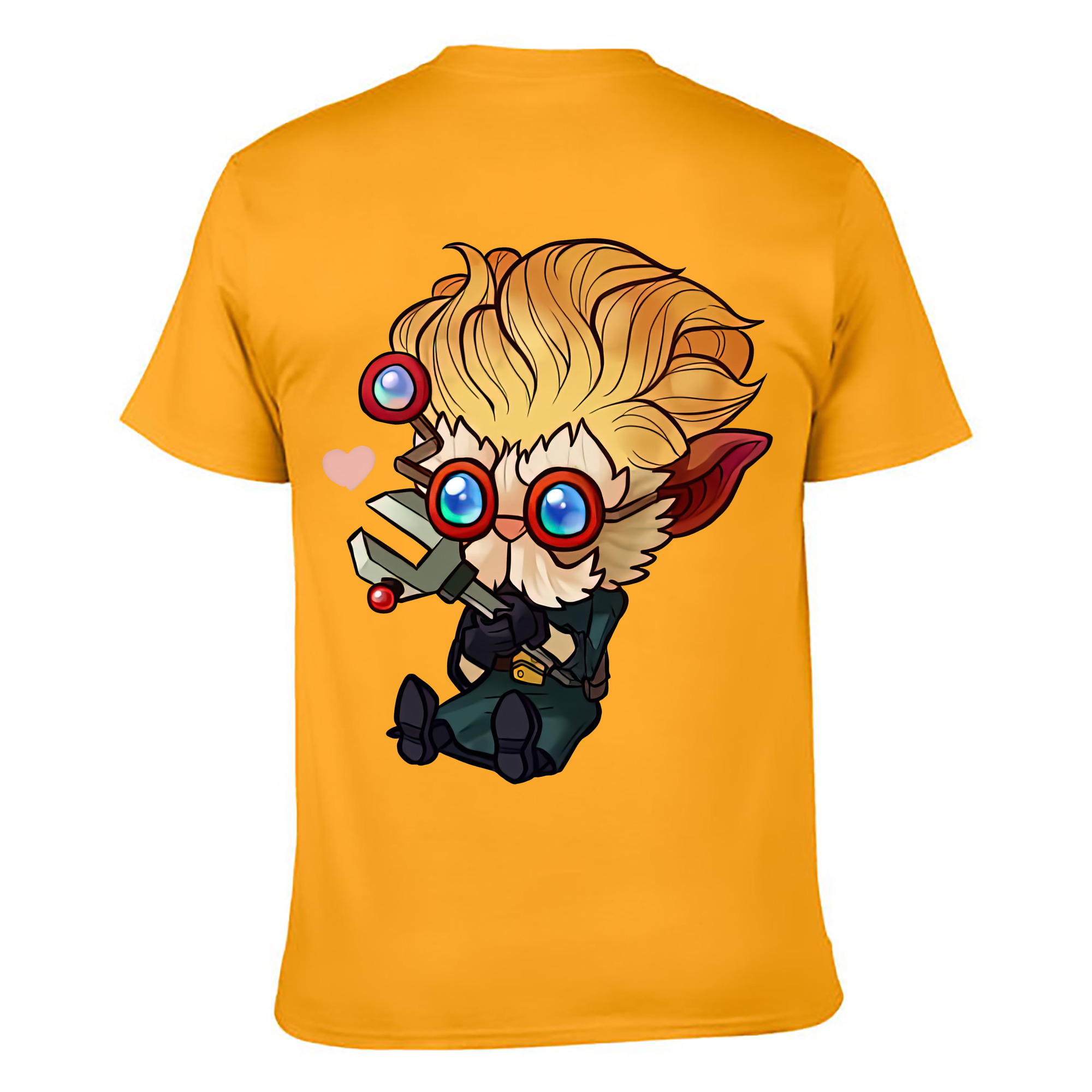 （画像用） リーグ・オブ・レジェンド League of Legends LOL 綿100％ メンズ半袖Tシャツ（バックプリント） 通気性