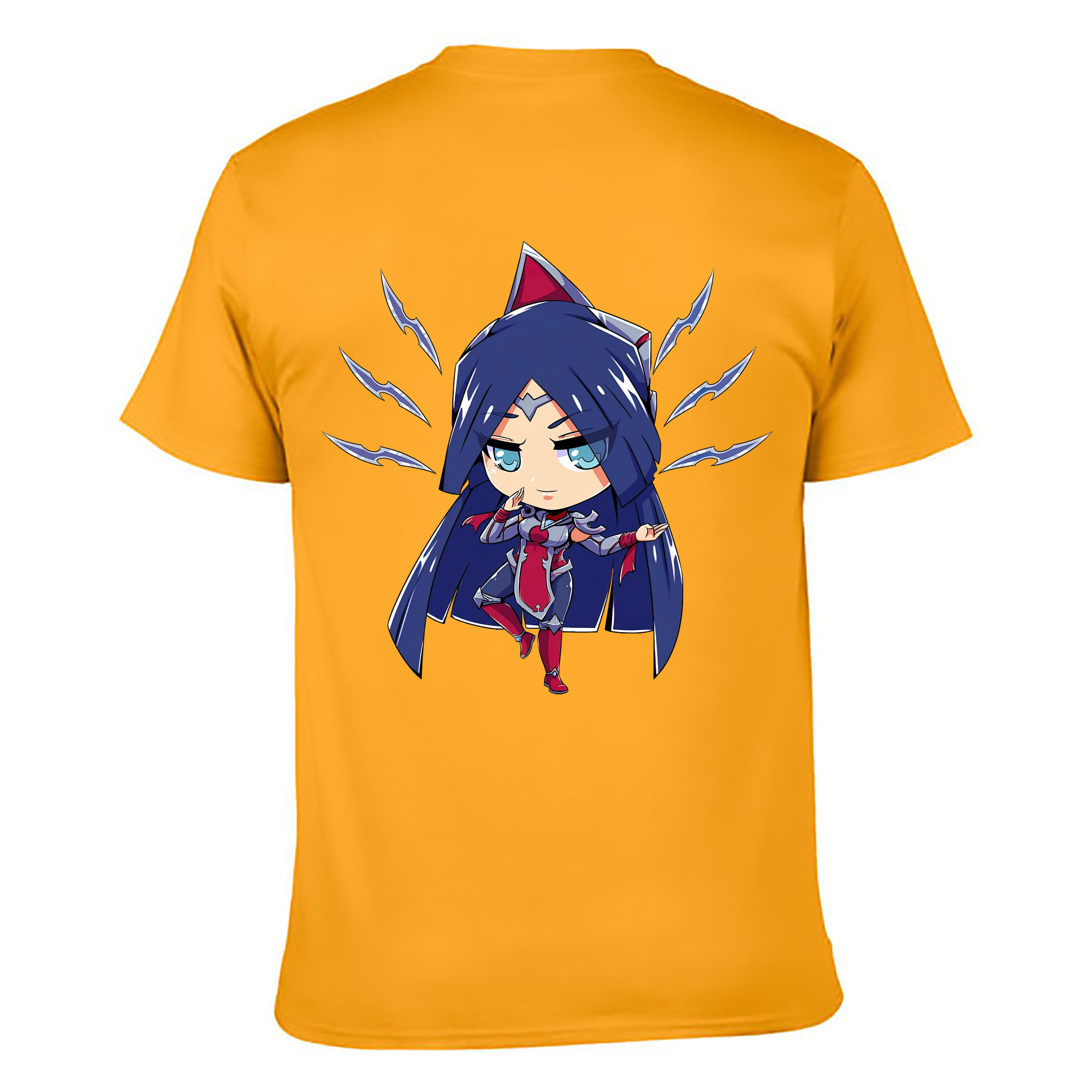 （画像用） リーグ・オブ・レジェンド League of Legends LOL 綿100％ メンズ半袖Tシャツ（バックプリント） 通気性
