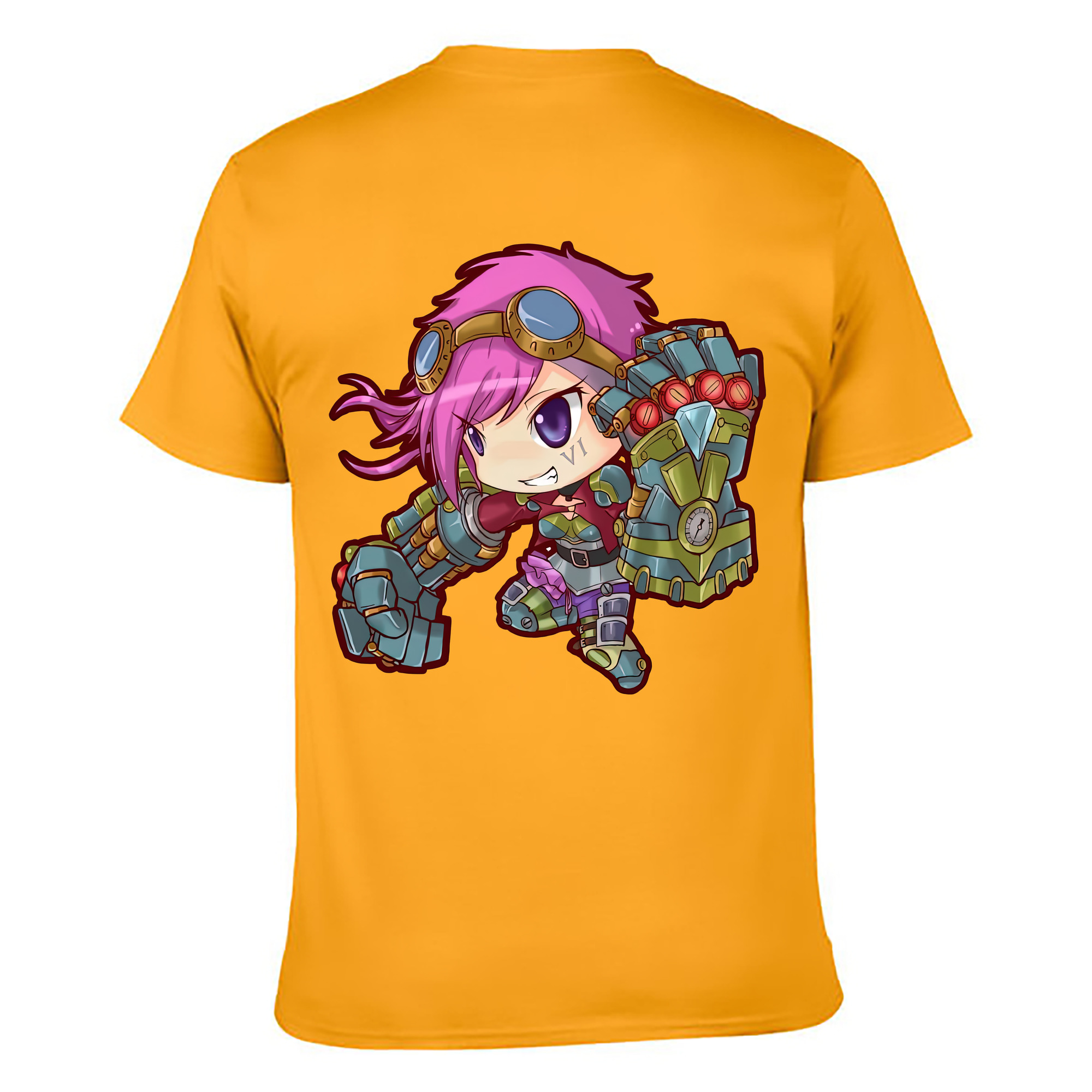（画像用） リーグ・オブ・レジェンド League of Legends LOL 綿100％ メンズ半袖Tシャツ（バックプリント） 通気性