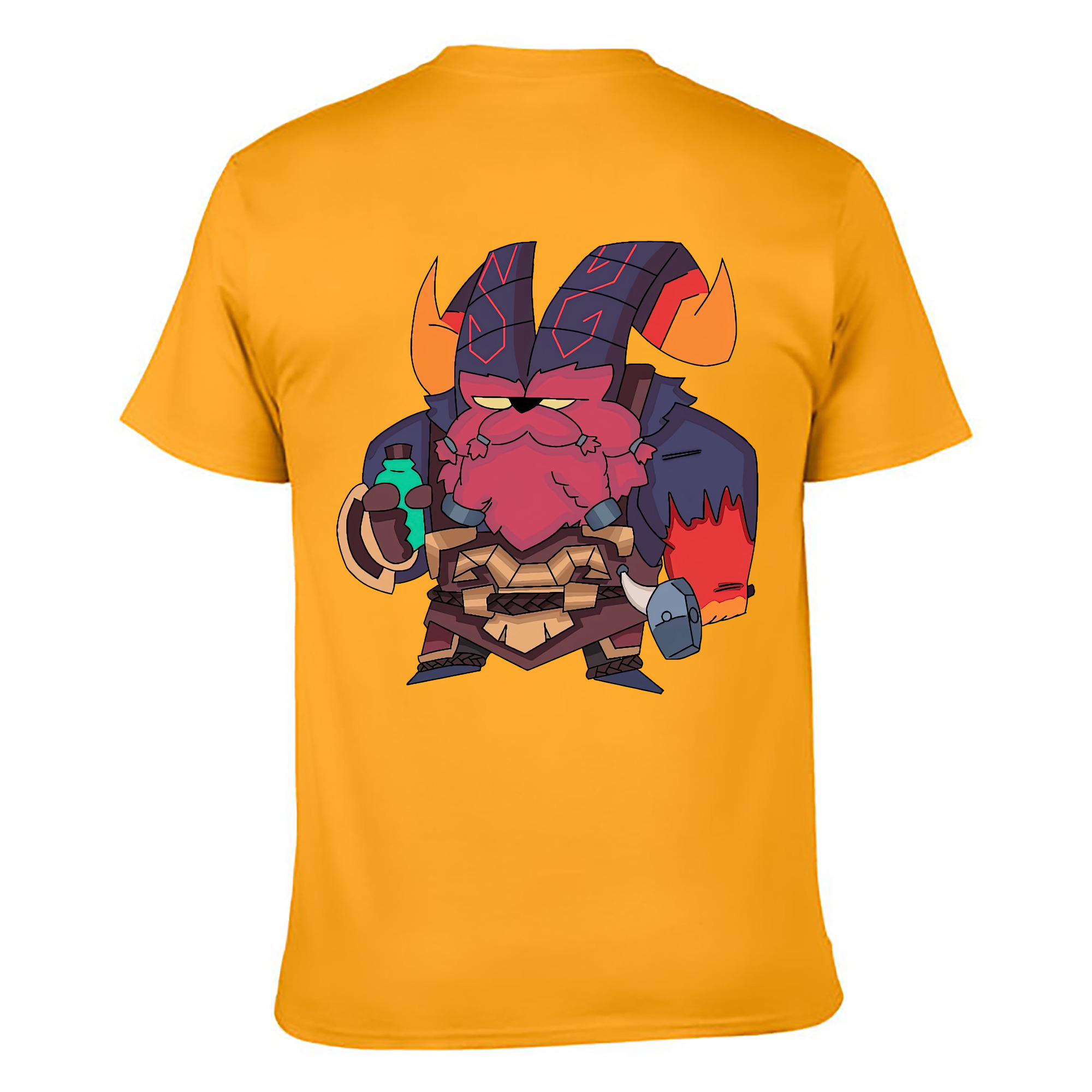 （画像用） リーグ・オブ・レジェンド League of Legends LOL 綿100％ メンズ半袖Tシャツ（バックプリント） 通気性