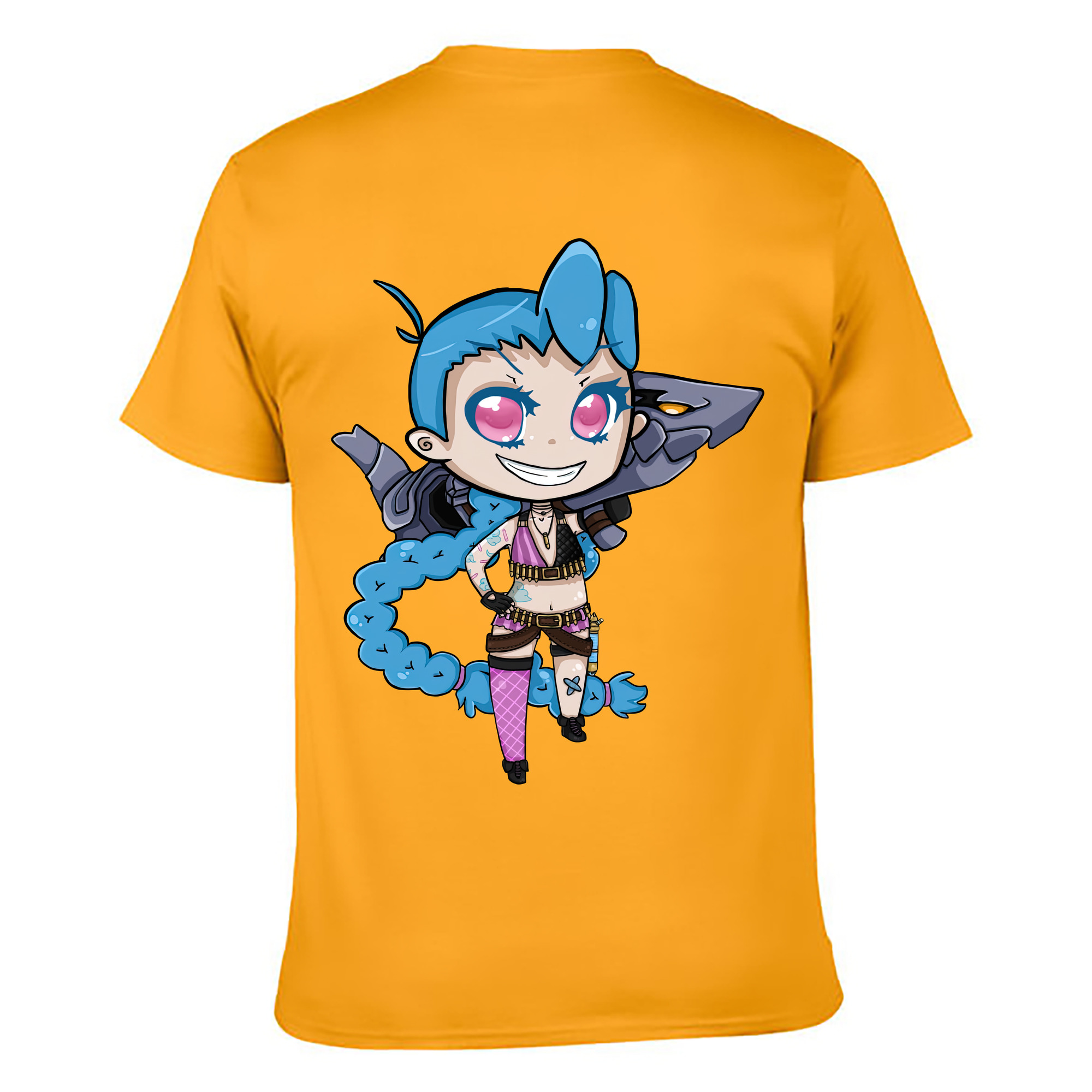（画像用） リーグ・オブ・レジェンド League of Legends LOL 綿100％ メンズ半袖Tシャツ（バックプリント） 通気性