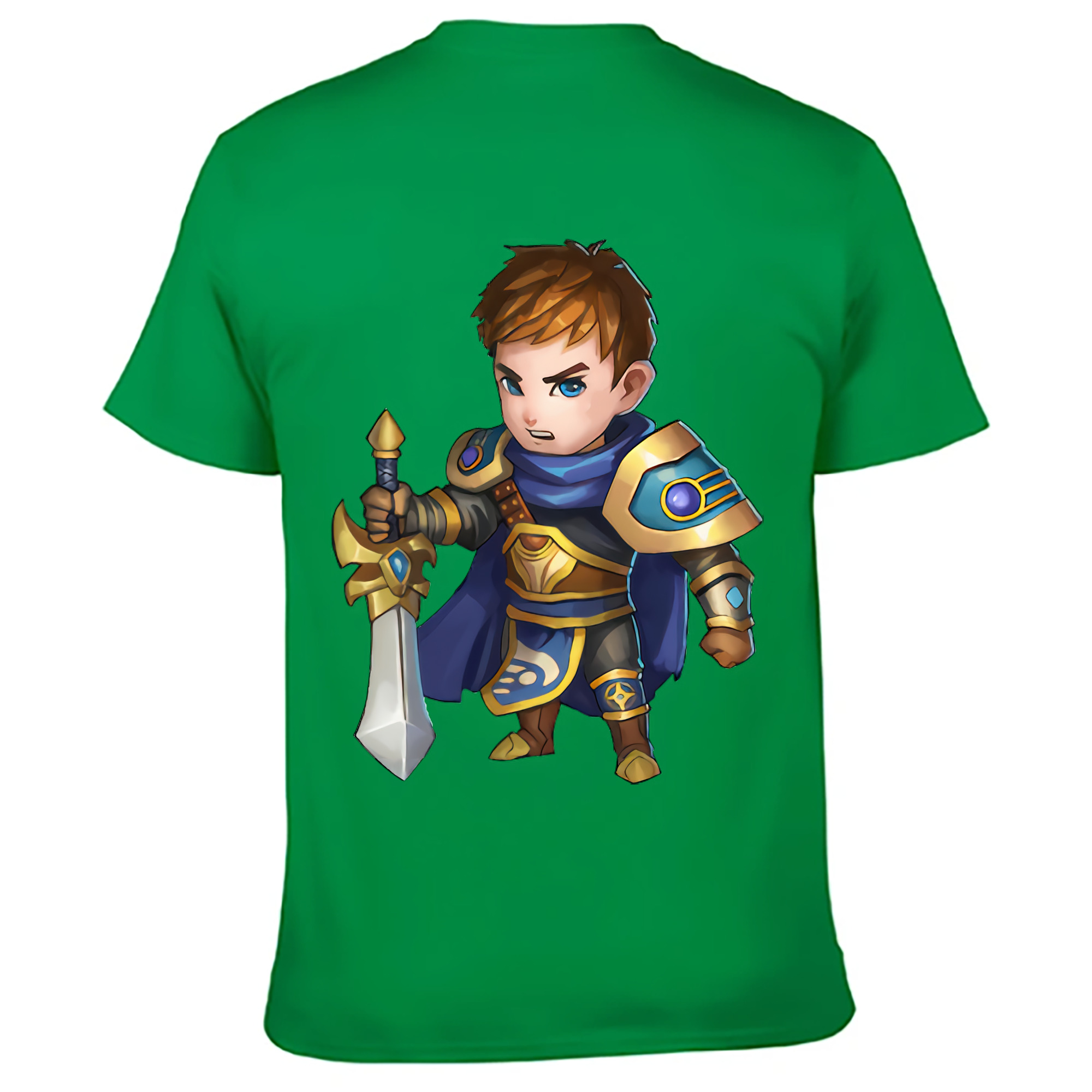 （画像用） リーグ・オブ・レジェンド League of Legends LOL 綿100％ メンズ半袖Tシャツ（バックプリント） 通気性