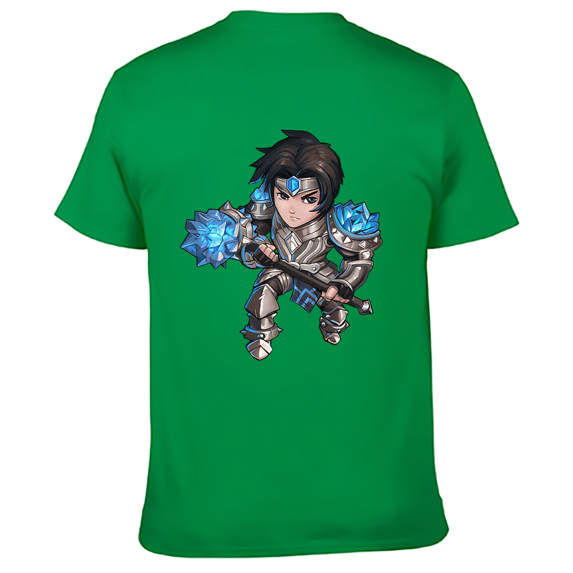 （画像用） リーグ・オブ・レジェンド League of Legends LOL 綿100％ メンズ半袖Tシャツ（バックプリント） 通気性