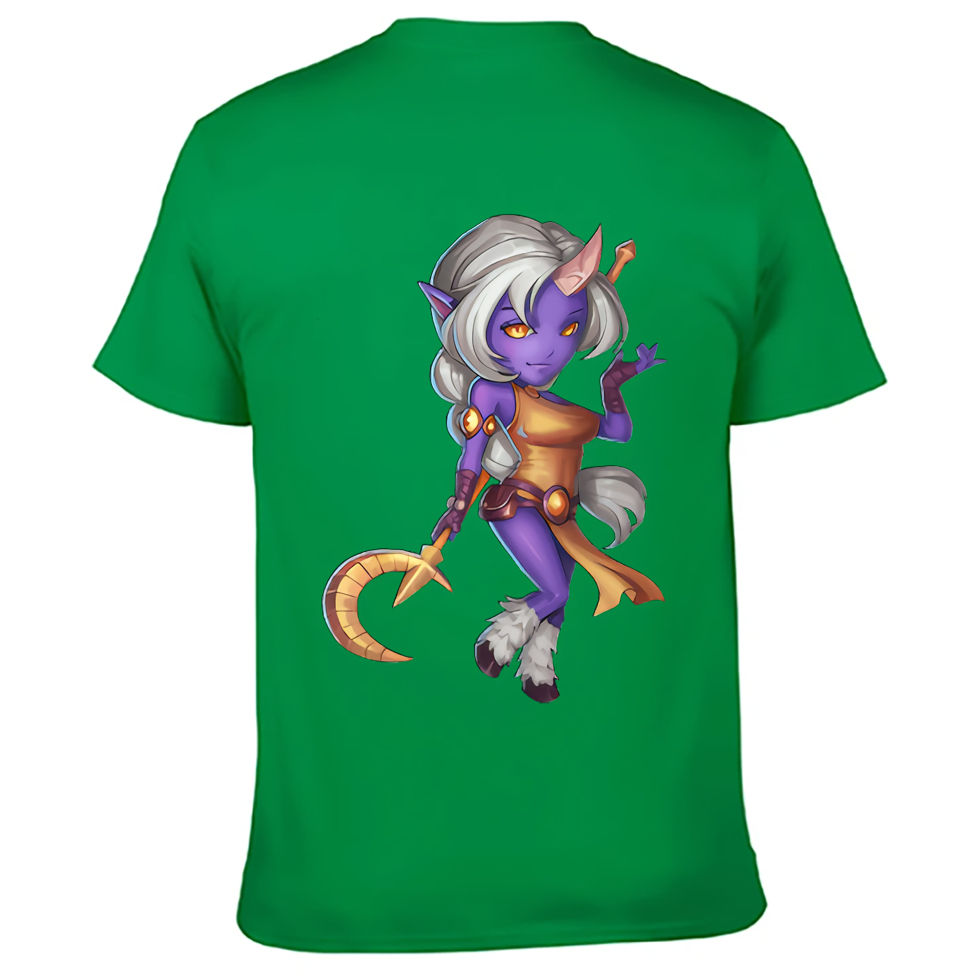 （画像用） リーグ・オブ・レジェンド League of Legends LOL 綿100％ メンズ半袖Tシャツ（バックプリント） 通気性