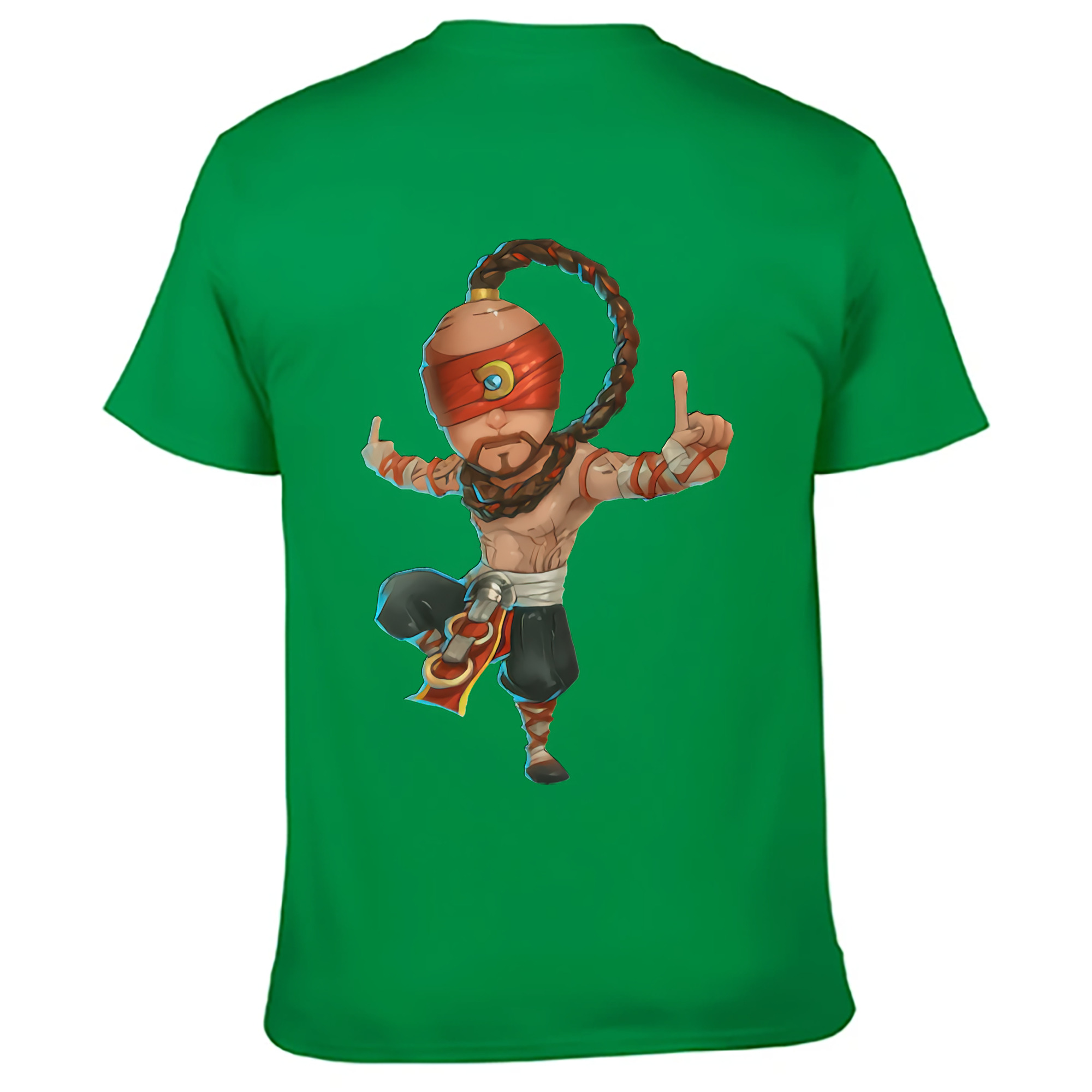 （画像用） リーグ・オブ・レジェンド League of Legends LOL 綿100％ メンズ半袖Tシャツ（バックプリント） 通気性