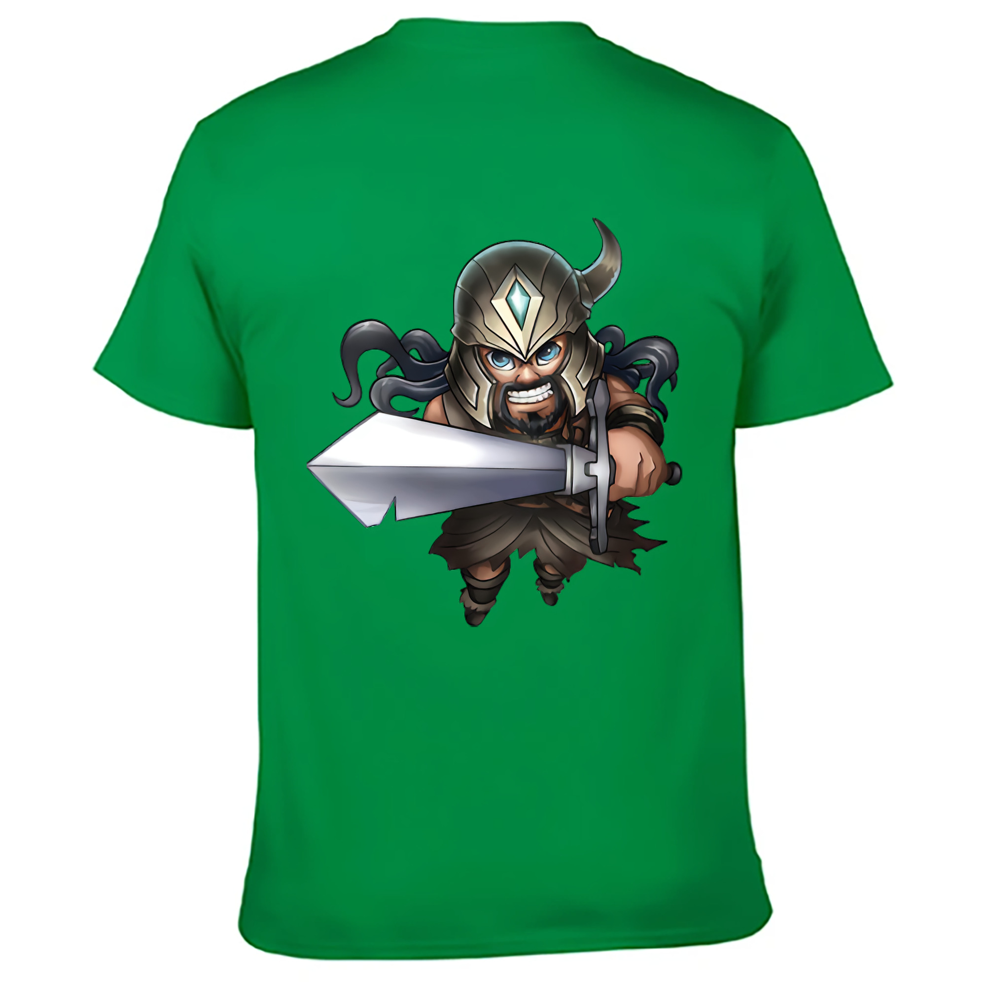（画像用） リーグ・オブ・レジェンド League of Legends LOL 綿100％ メンズ半袖Tシャツ（バックプリント） 通気性
