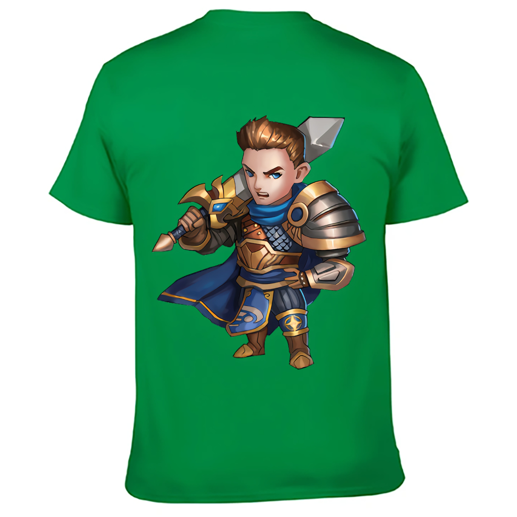 （画像用） リーグ・オブ・レジェンド League of Legends LOL 綿100％ メンズ半袖Tシャツ（バックプリント） 通気性