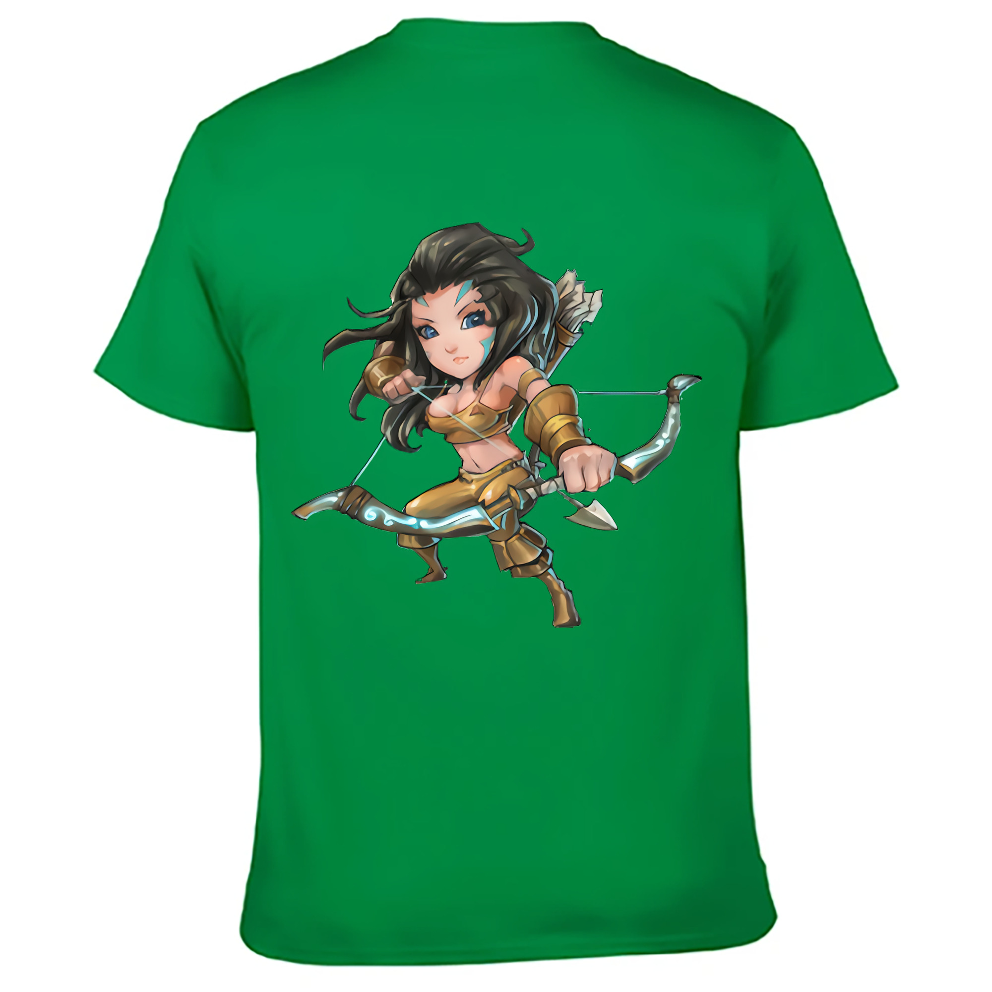 （画像用） リーグ・オブ・レジェンド League of Legends LOL 綿100％ メンズ半袖Tシャツ（バックプリント） 通気性