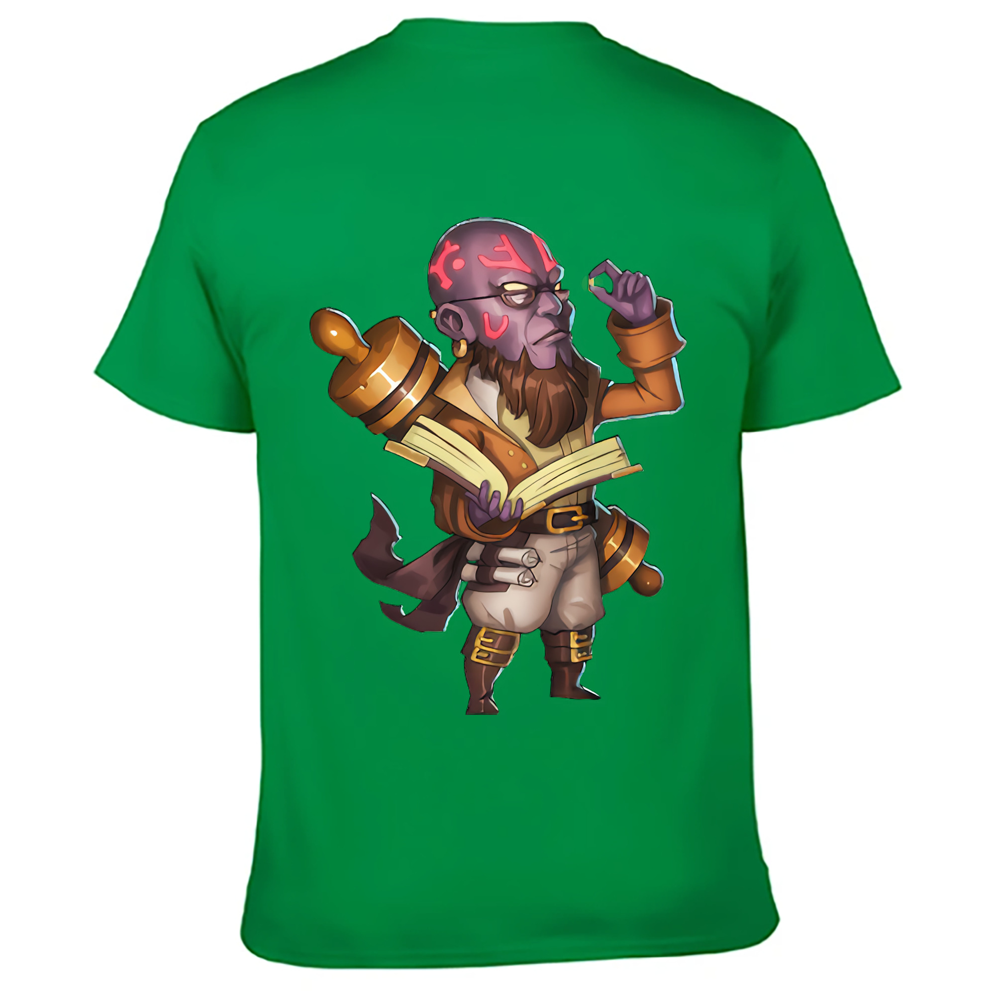 （画像用） リーグ・オブ・レジェンド League of Legends LOL 綿100％ メンズ半袖Tシャツ（バックプリント） 通気性