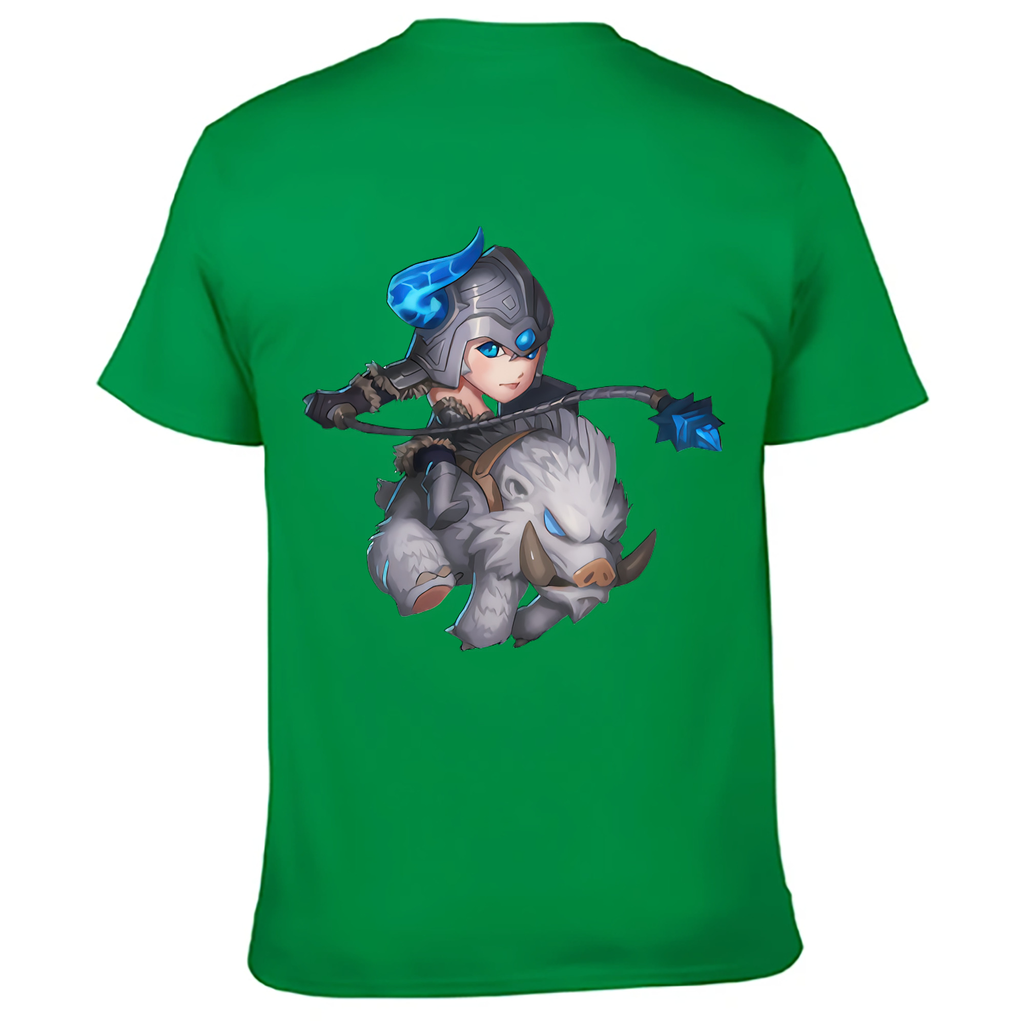 （画像用） リーグ・オブ・レジェンド League of Legends LOL 綿100％ メンズ半袖Tシャツ（バックプリント） 通気性