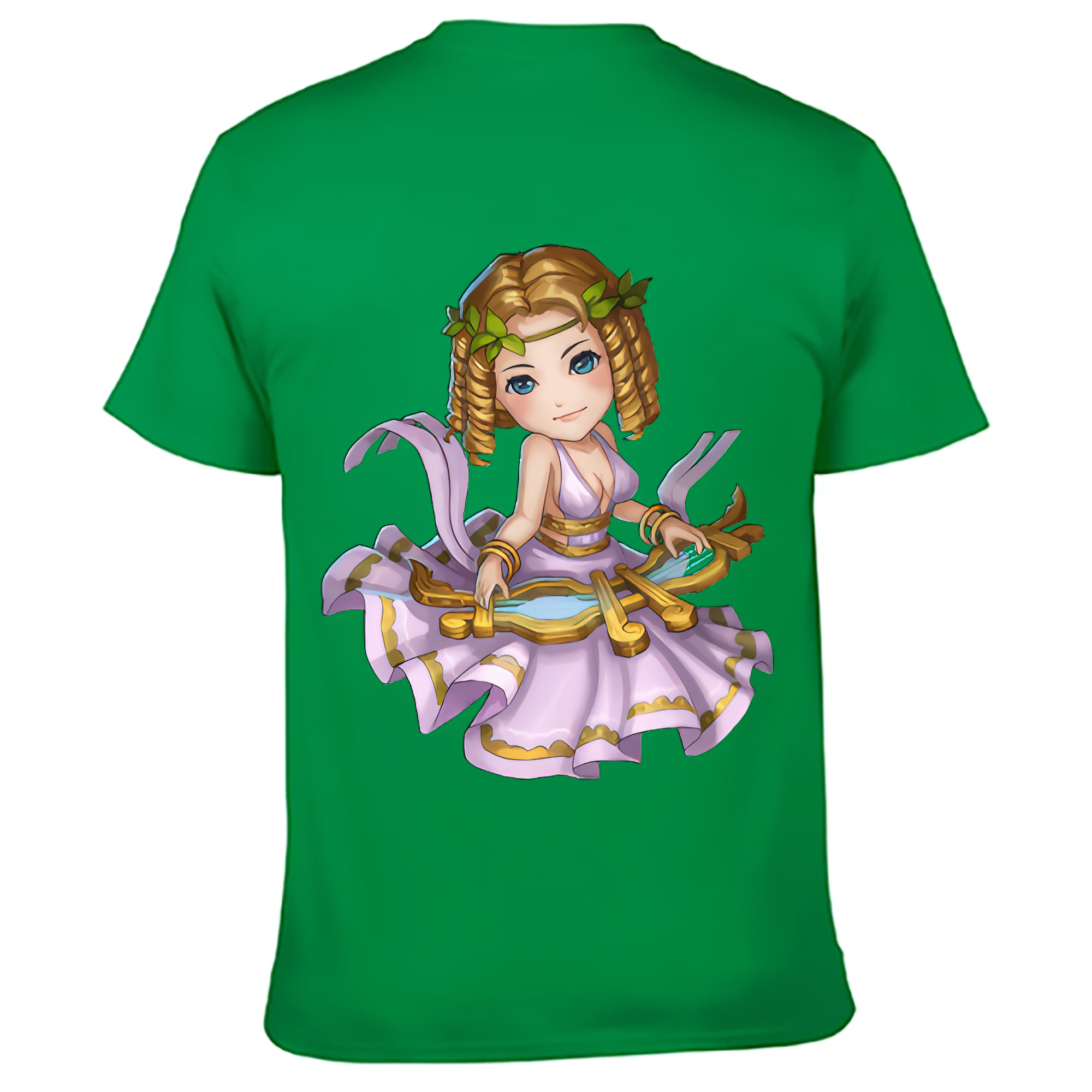 （画像用） リーグ・オブ・レジェンド League of Legends LOL 綿100％ メンズ半袖Tシャツ（バックプリント） 通気性