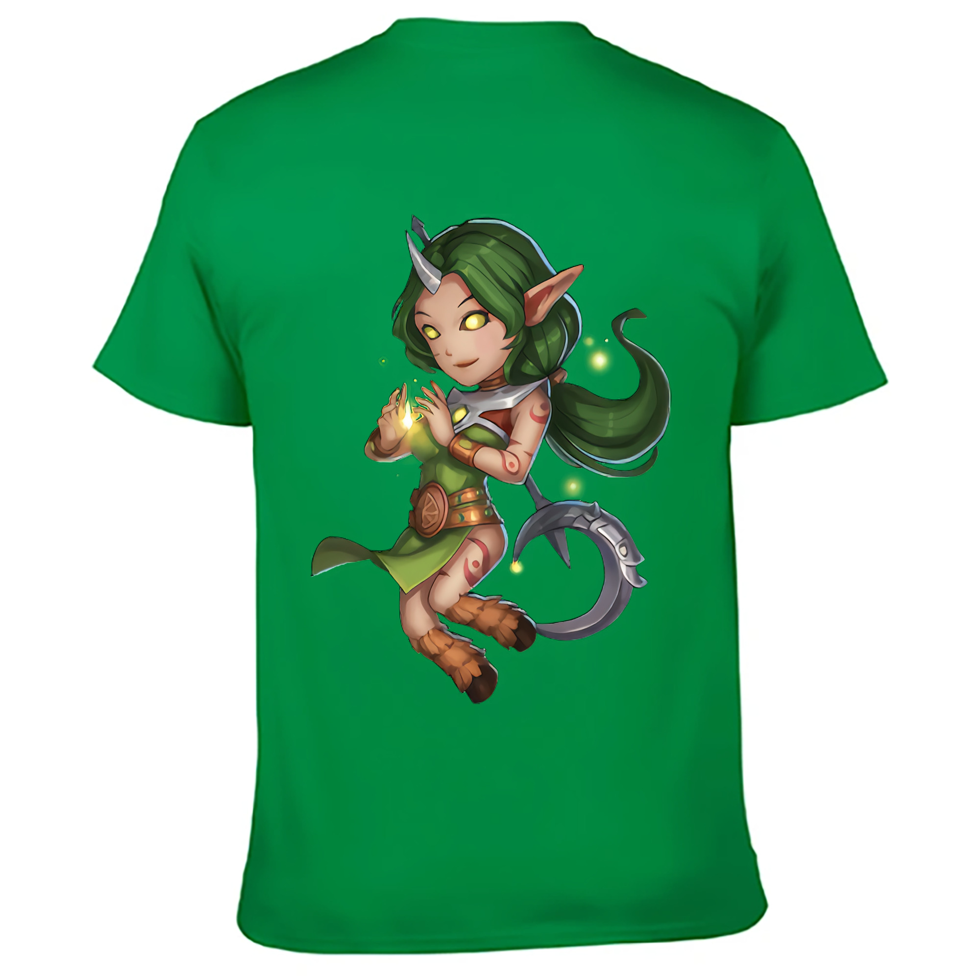 （画像用） リーグ・オブ・レジェンド League of Legends LOL 綿100％ メンズ半袖Tシャツ（バックプリント） 通気性