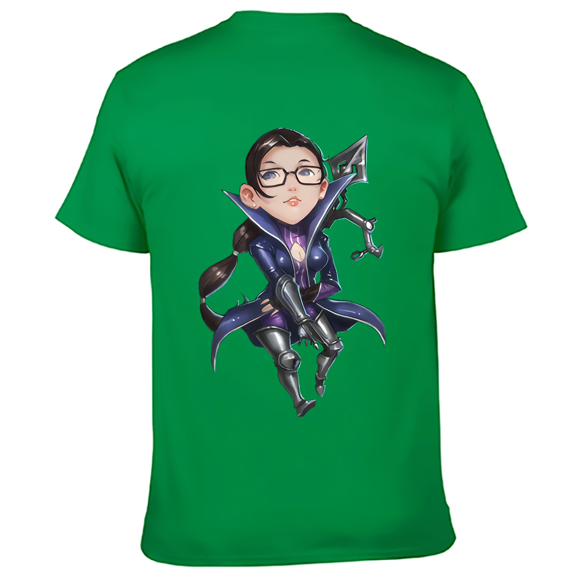 （画像用） リーグ・オブ・レジェンド League of Legends LOL 綿100％ メンズ半袖Tシャツ（バックプリント） 通気性