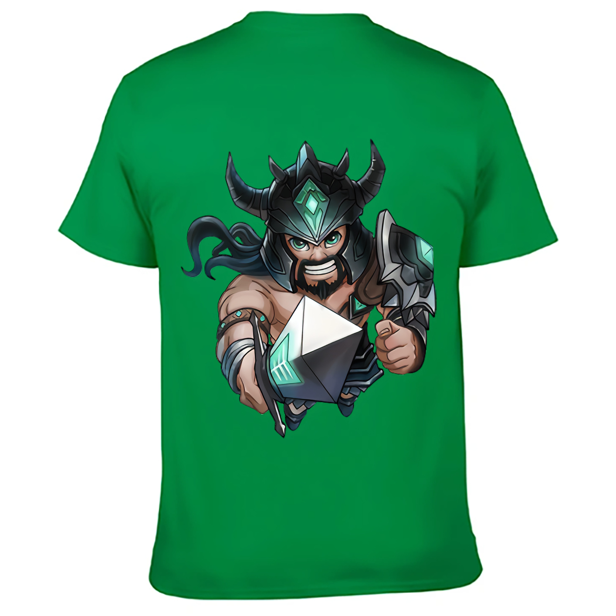 （画像用） リーグ・オブ・レジェンド League of Legends LOL 綿100％ メンズ半袖Tシャツ（バックプリント） 通気性