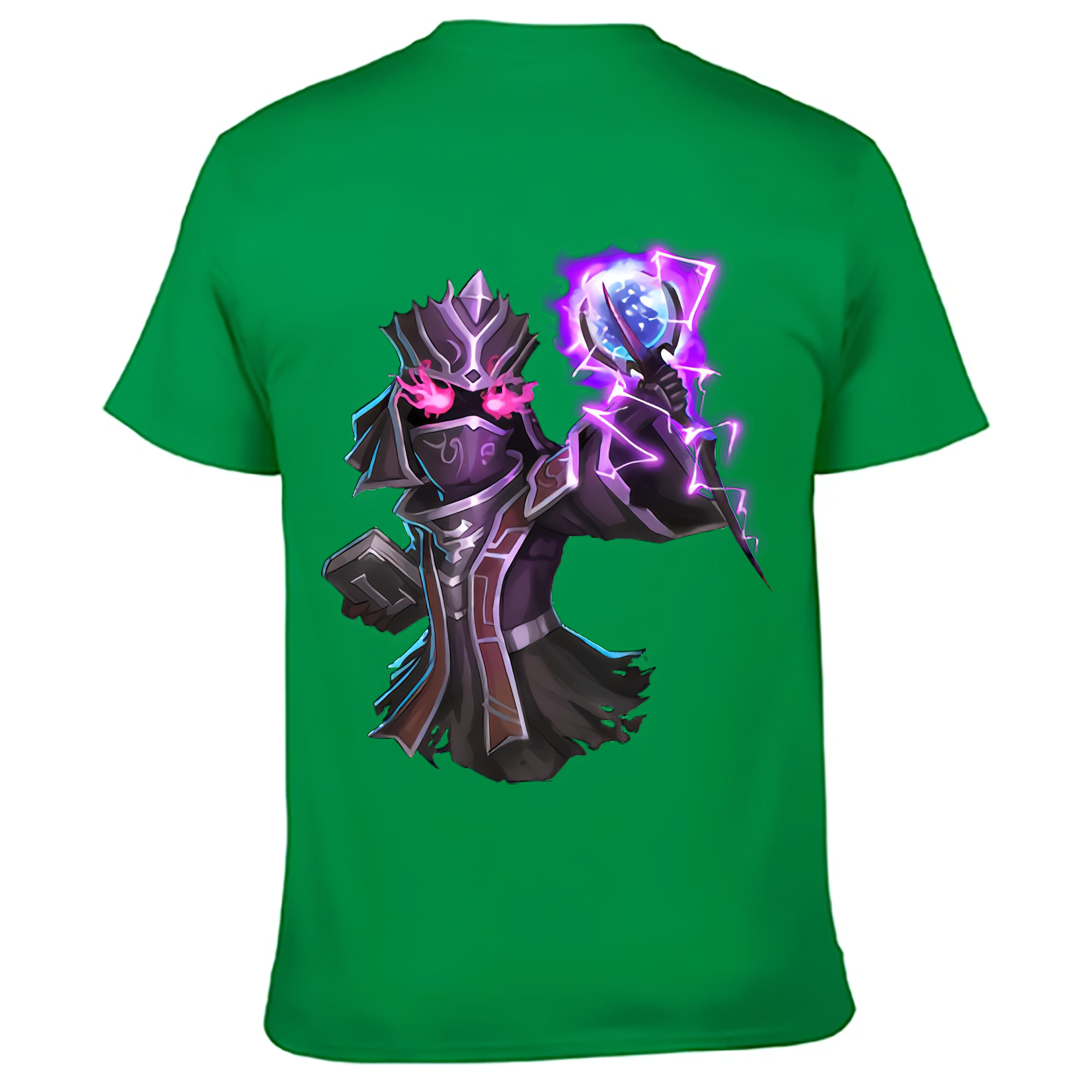 （画像用） リーグ・オブ・レジェンド League of Legends LOL 綿100％ メンズ半袖Tシャツ（バックプリント） 通気性