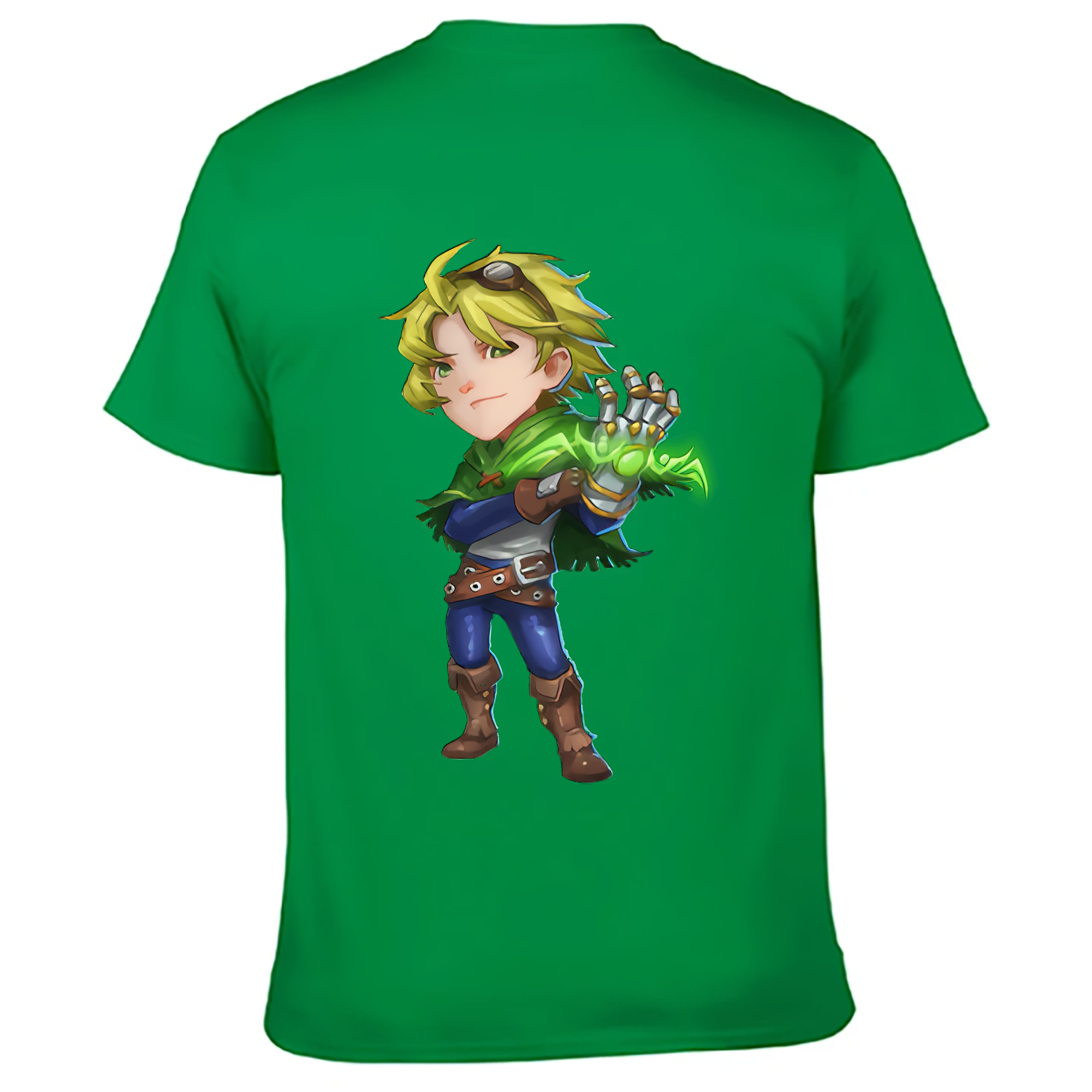 （画像用） リーグ・オブ・レジェンド League of Legends LOL 綿100％ メンズ半袖Tシャツ（バックプリント） 通気性