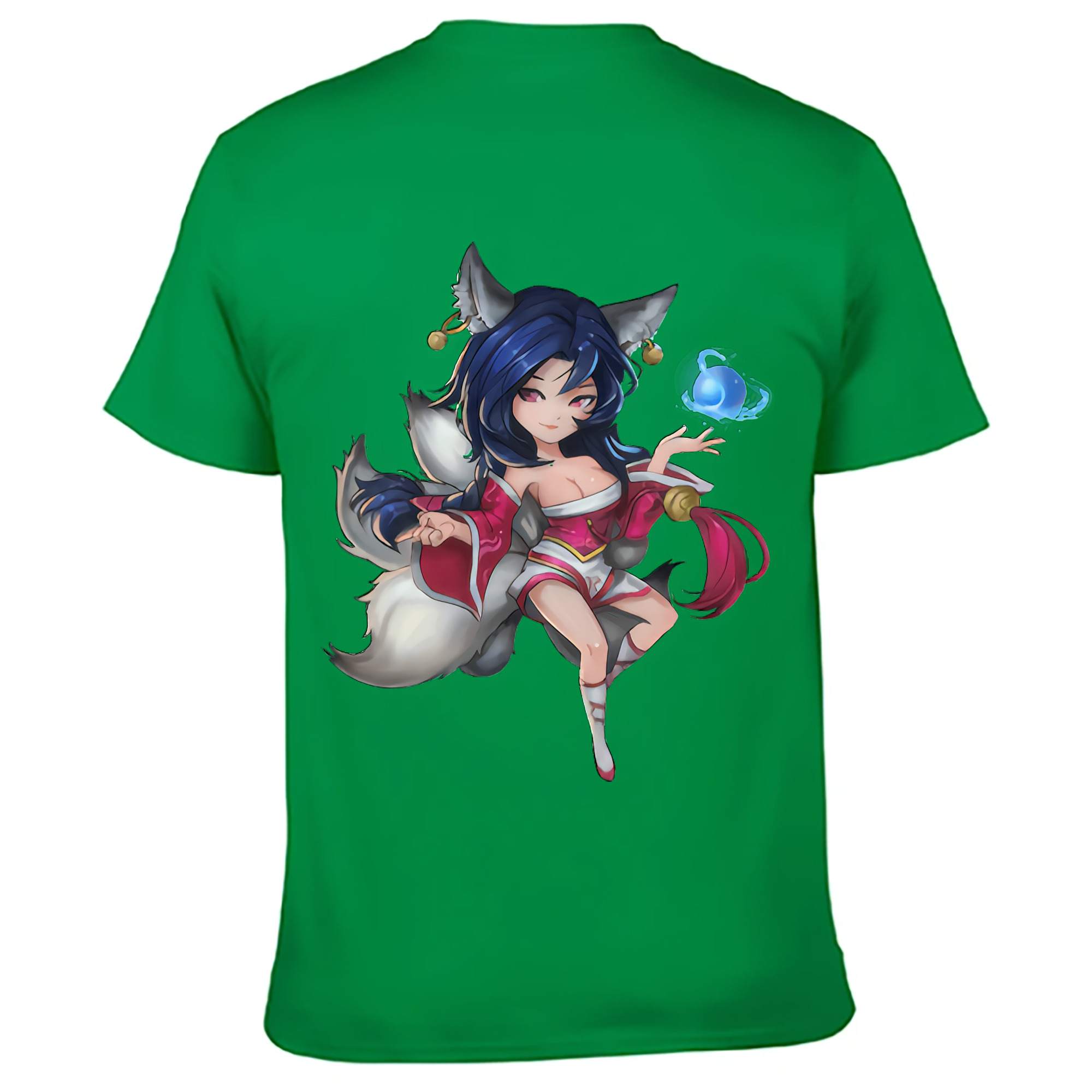 （画像用） リーグ・オブ・レジェンド League of Legends LOL 綿100％ メンズ半袖Tシャツ（バックプリント） 通気性