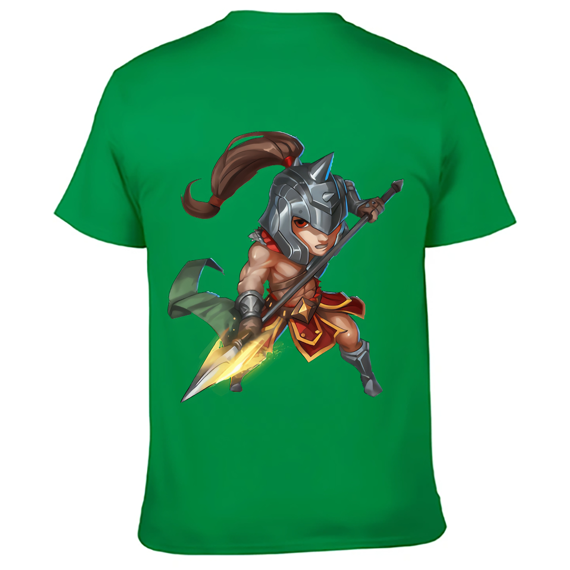 （画像用） リーグ・オブ・レジェンド League of Legends LOL 綿100％ メンズ半袖Tシャツ（バックプリント） 通気性