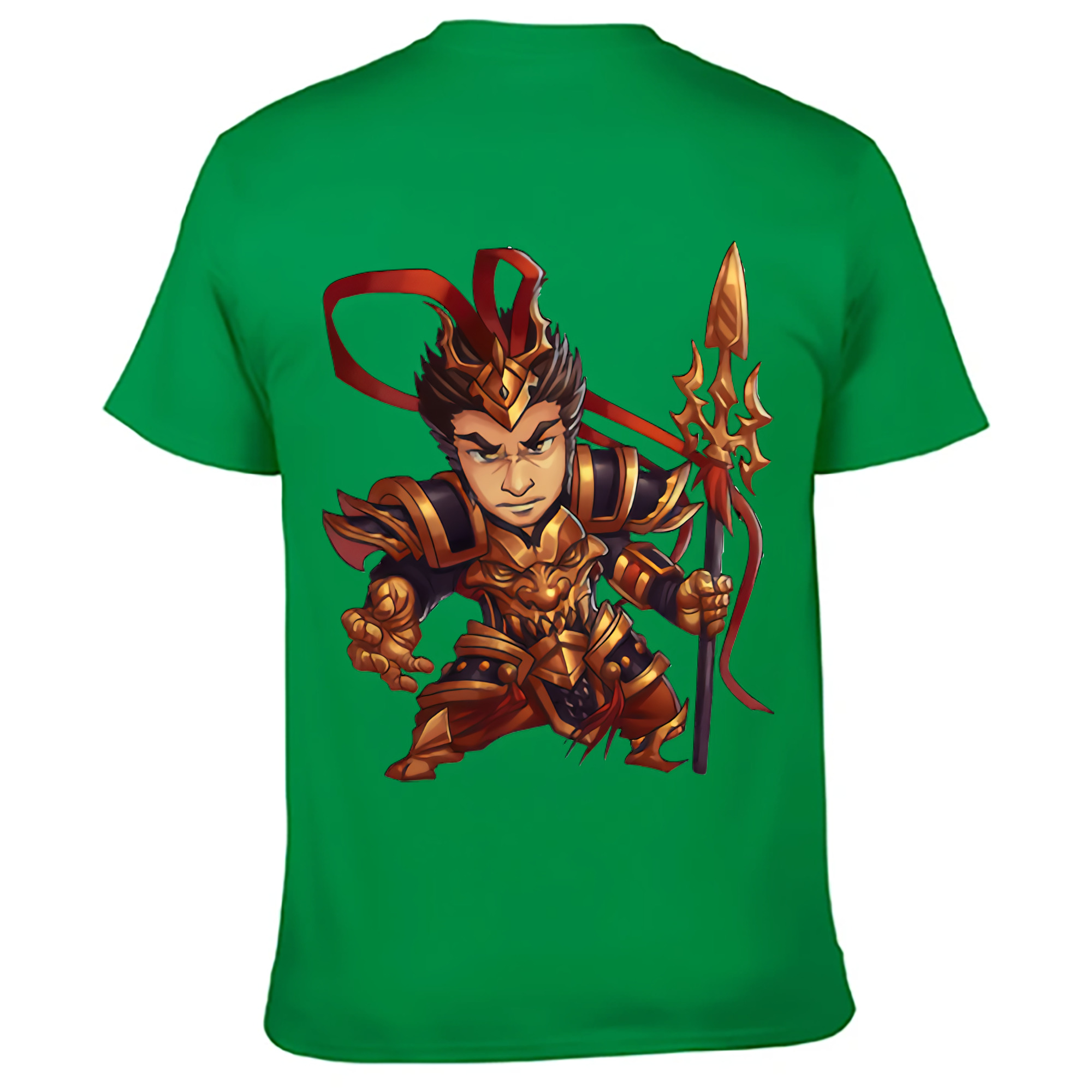 （画像用） リーグ・オブ・レジェンド League of Legends LOL 綿100％ メンズ半袖Tシャツ（バックプリント） 通気性