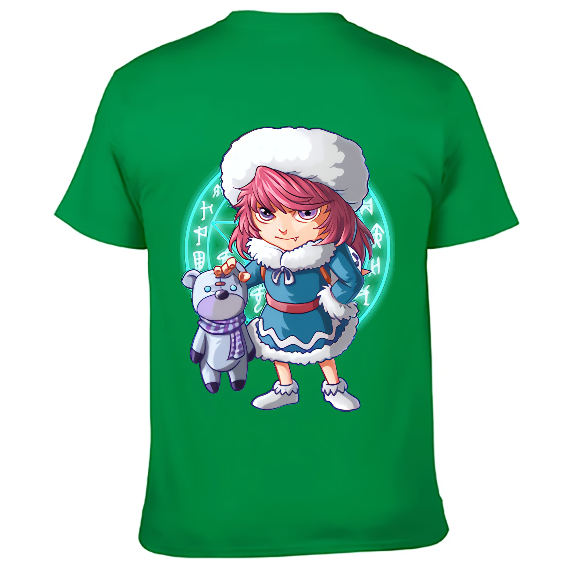 （画像用） リーグ・オブ・レジェンド League of Legends LOL 綿100％ メンズ半袖Tシャツ（バックプリント） 通気性