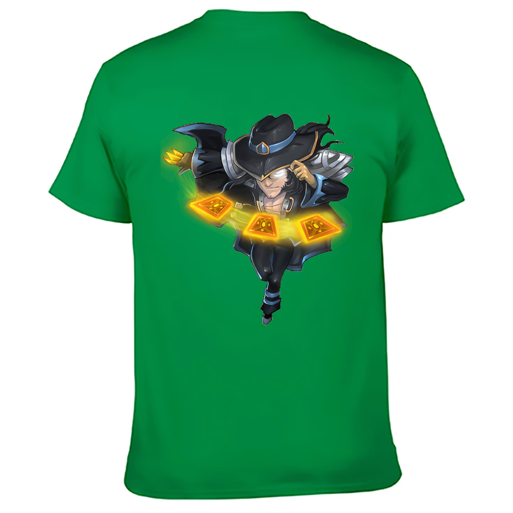 （画像用） リーグ・オブ・レジェンド League of Legends LOL 綿100％ メンズ半袖Tシャツ（バックプリント） 通気性