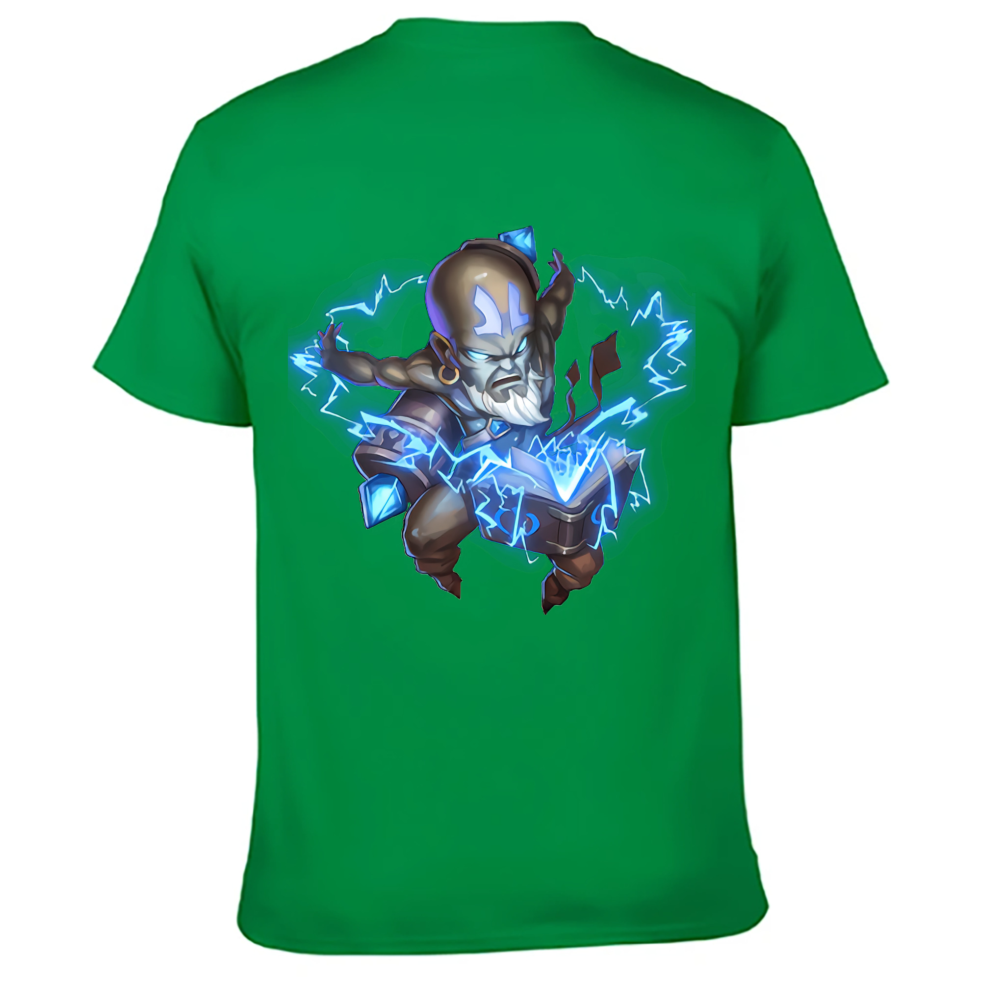 （画像用） リーグ・オブ・レジェンド League of Legends LOL 綿100％ メンズ半袖Tシャツ（バックプリント） 通気性