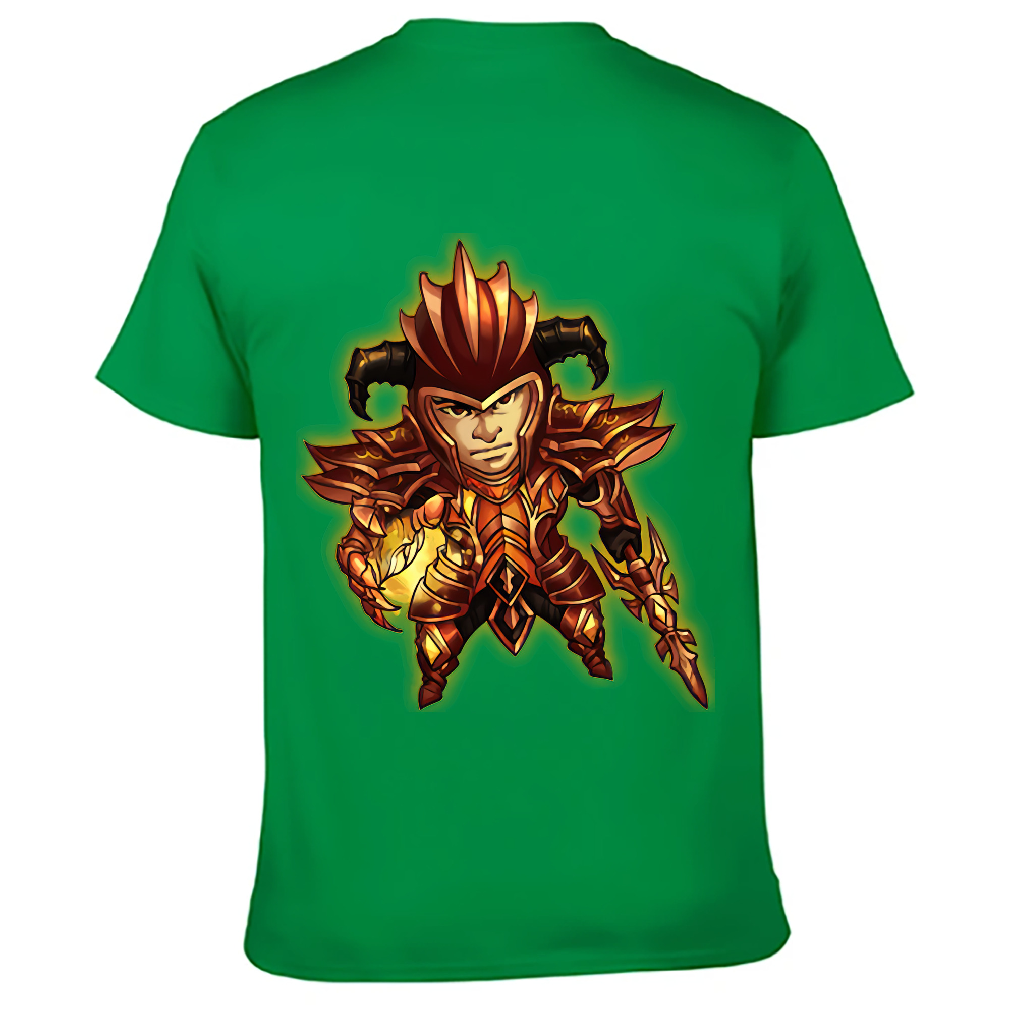 （画像用） リーグ・オブ・レジェンド League of Legends LOL 綿100％ メンズ半袖Tシャツ（バックプリント） 通気性