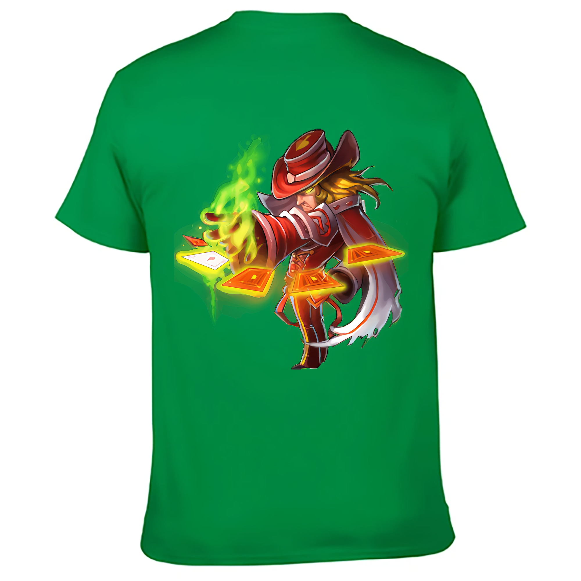 （画像用） リーグ・オブ・レジェンド League of Legends LOL 綿100％ メンズ半袖Tシャツ（バックプリント） 通気性