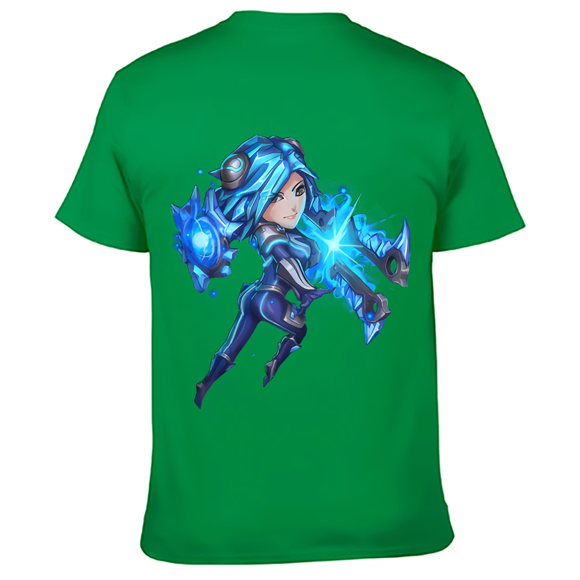 （画像用） リーグ・オブ・レジェンド League of Legends LOL 綿100％ メンズ半袖Tシャツ（バックプリント） 通気性