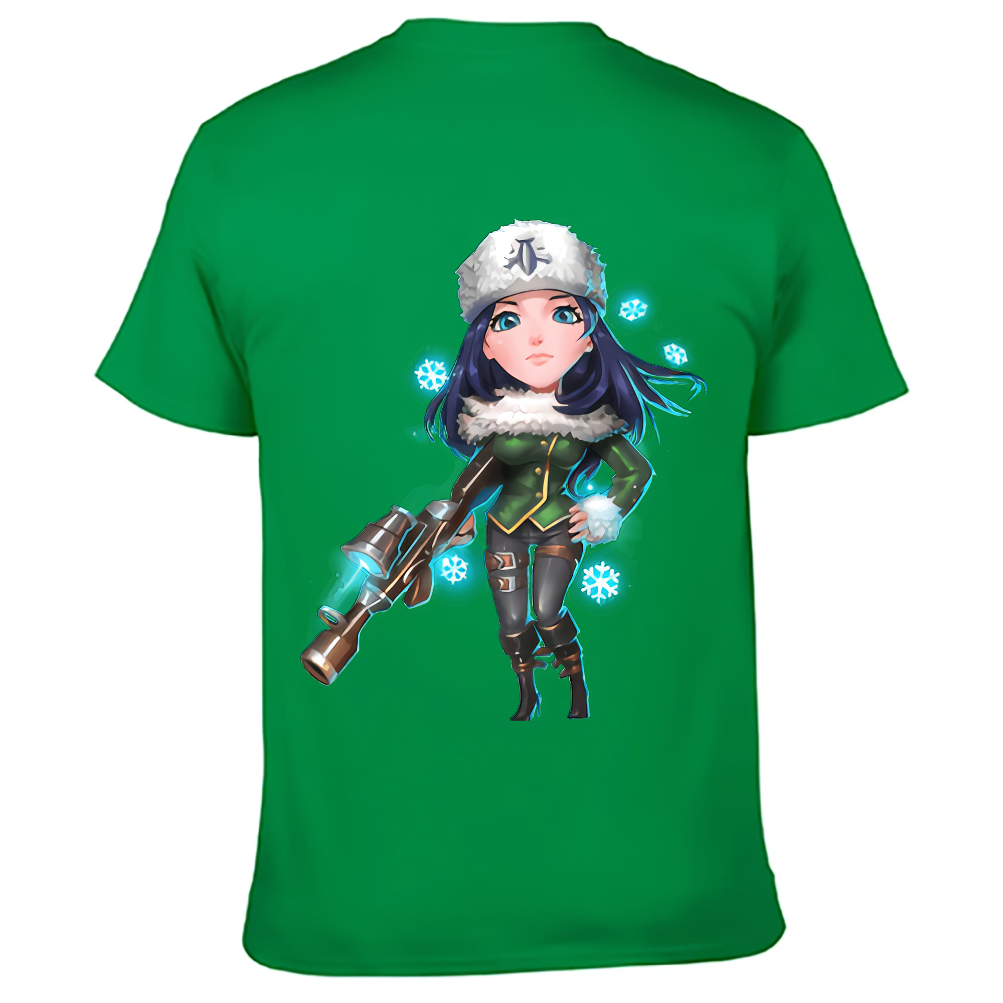 （画像用） リーグ・オブ・レジェンド League of Legends LOL 綿100％ メンズ半袖Tシャツ（バックプリント） 通気性