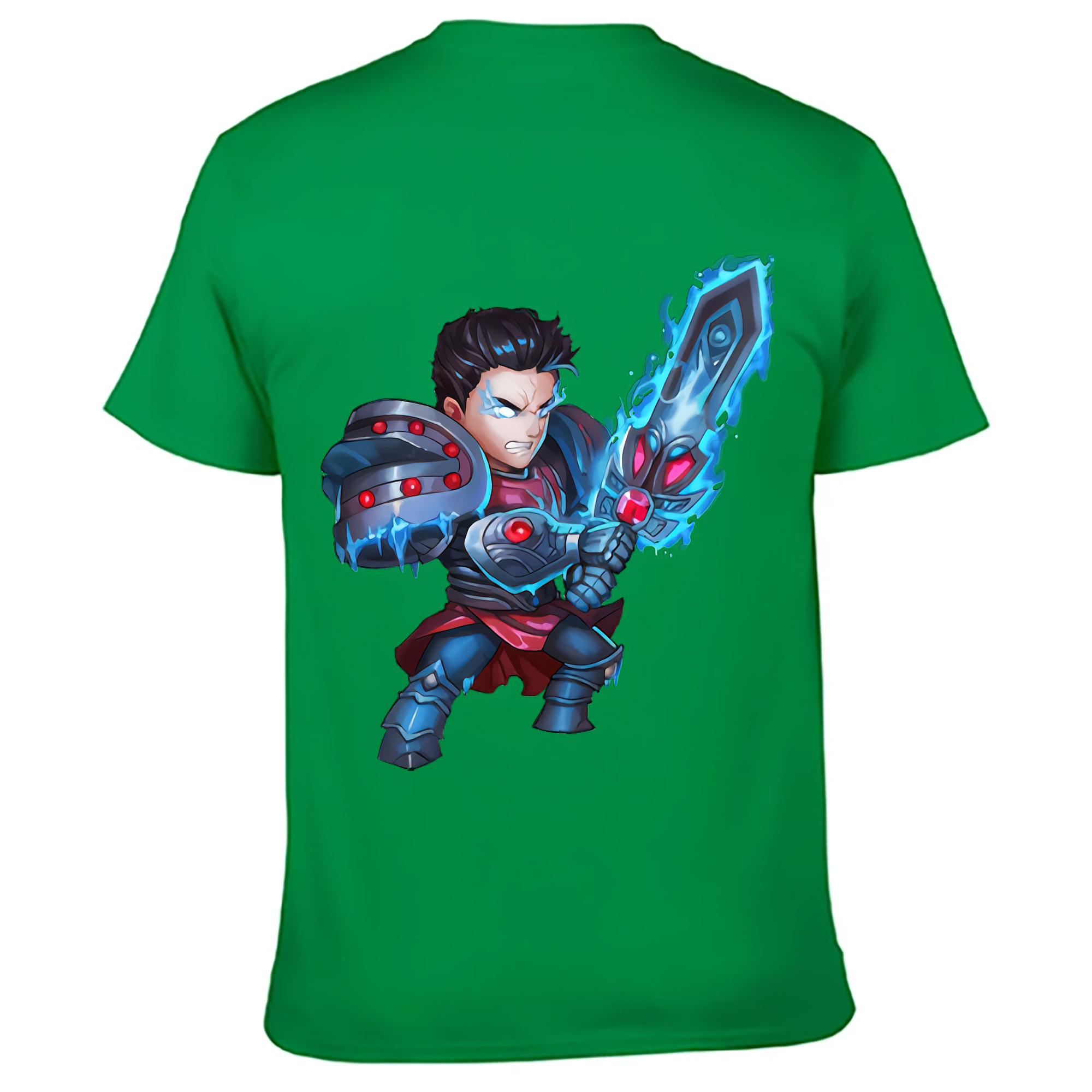 （画像用） リーグ・オブ・レジェンド League of Legends LOL 綿100％ メンズ半袖Tシャツ（バックプリント） 通気性