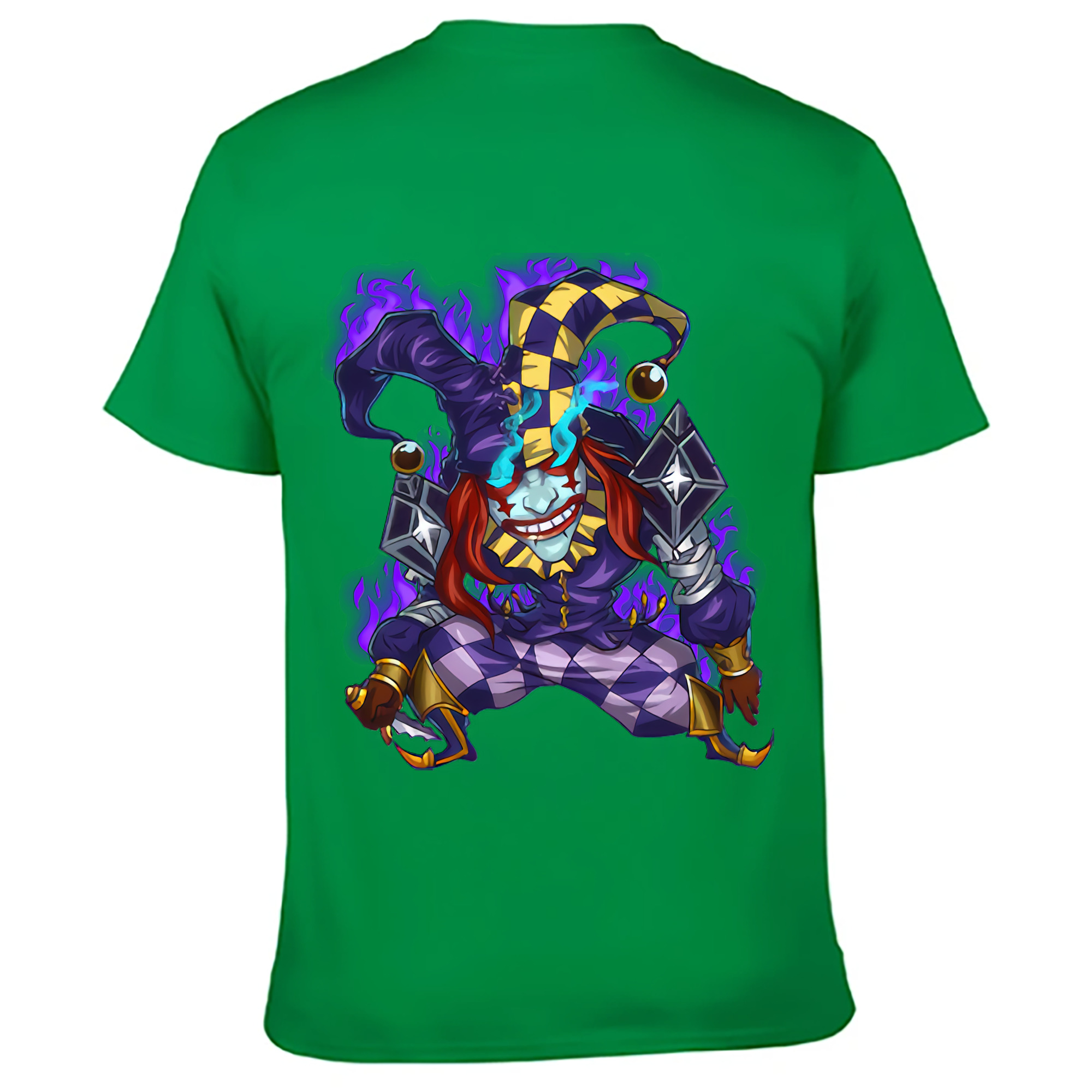 （画像用） リーグ・オブ・レジェンド League of Legends LOL 綿100％ メンズ半袖Tシャツ（バックプリント） 通気性